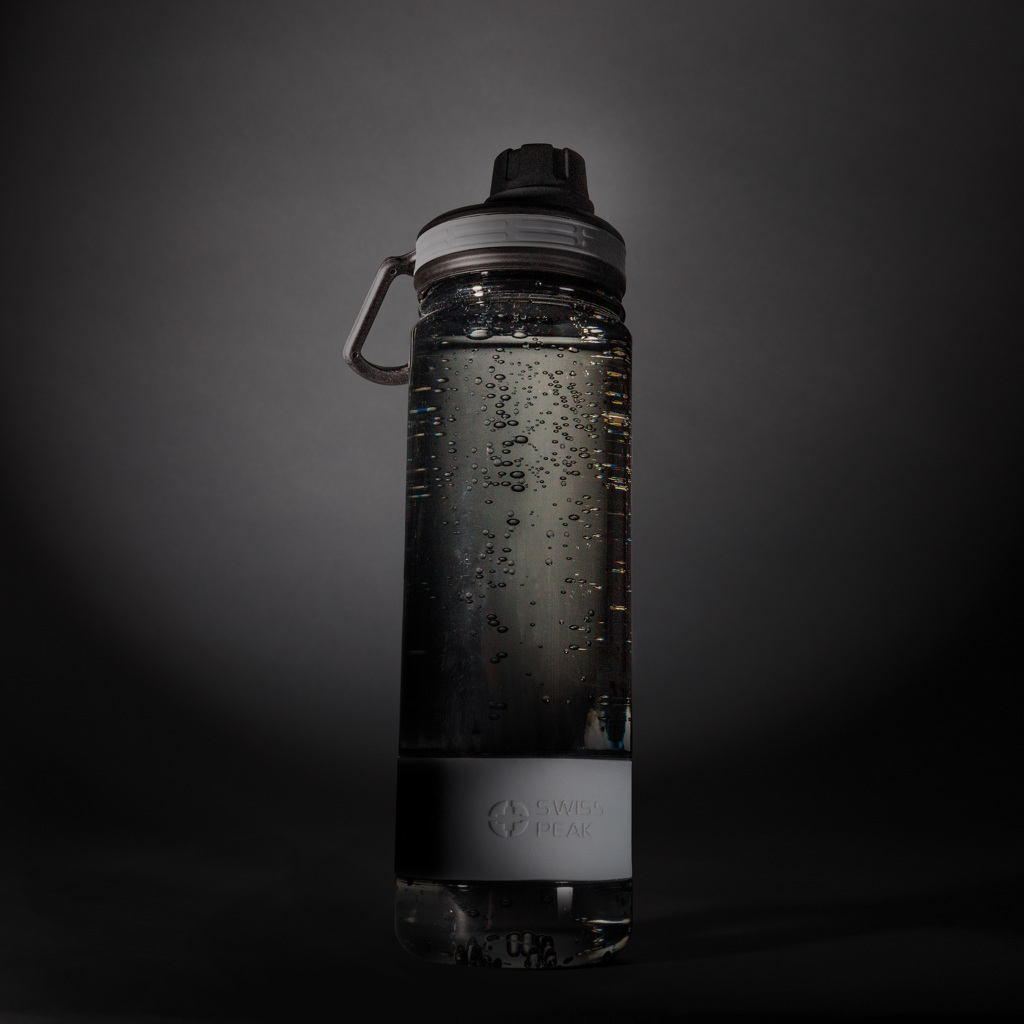 Swiss Peak Tritan drikkeflaske grå 750 ml BPA-fri