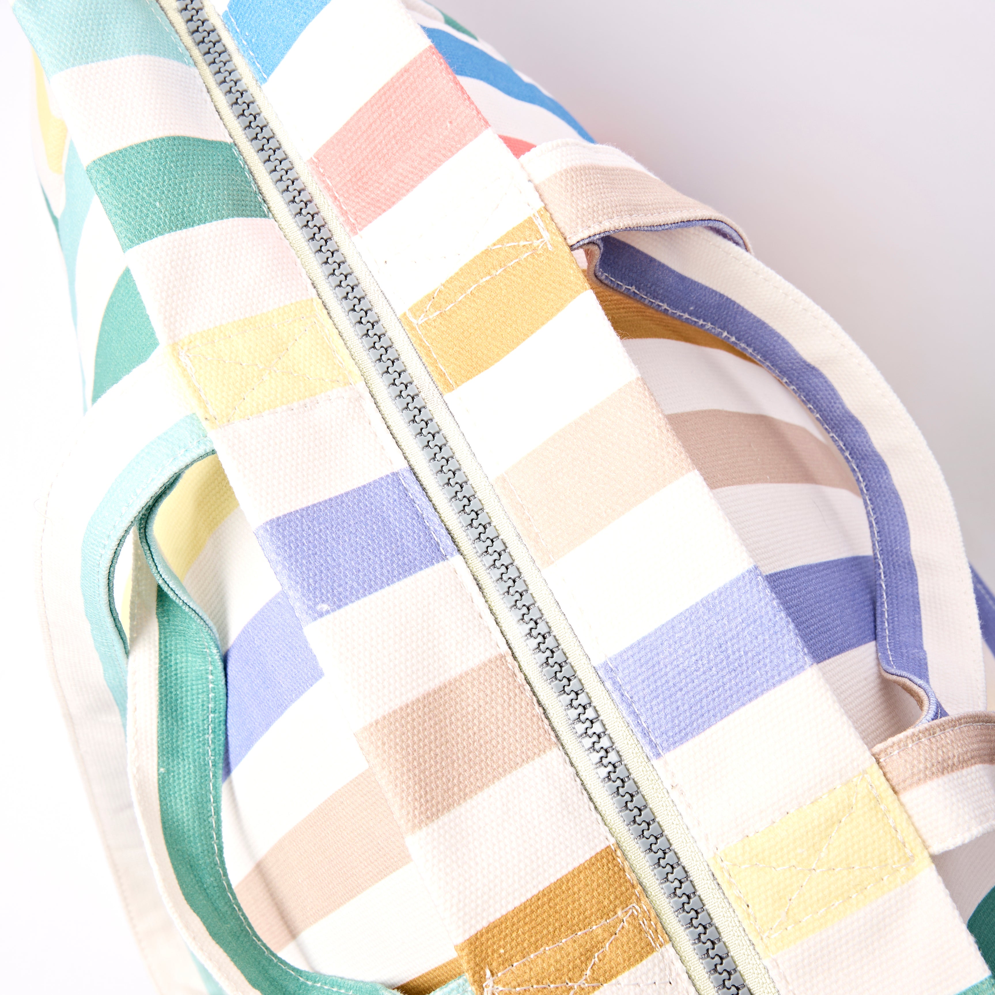 Roka London Marylebone Pastel Stripe tote Large 43,4L