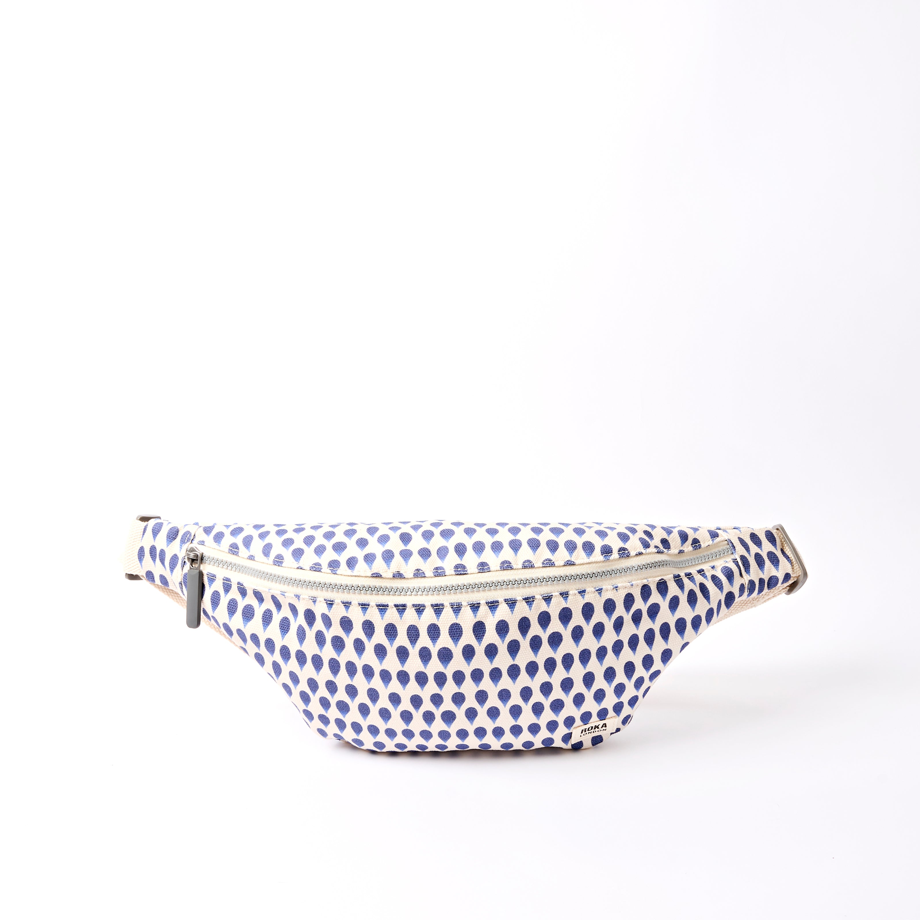 Roka London Mill Hill rumpetaske indigo small 3,7 liter