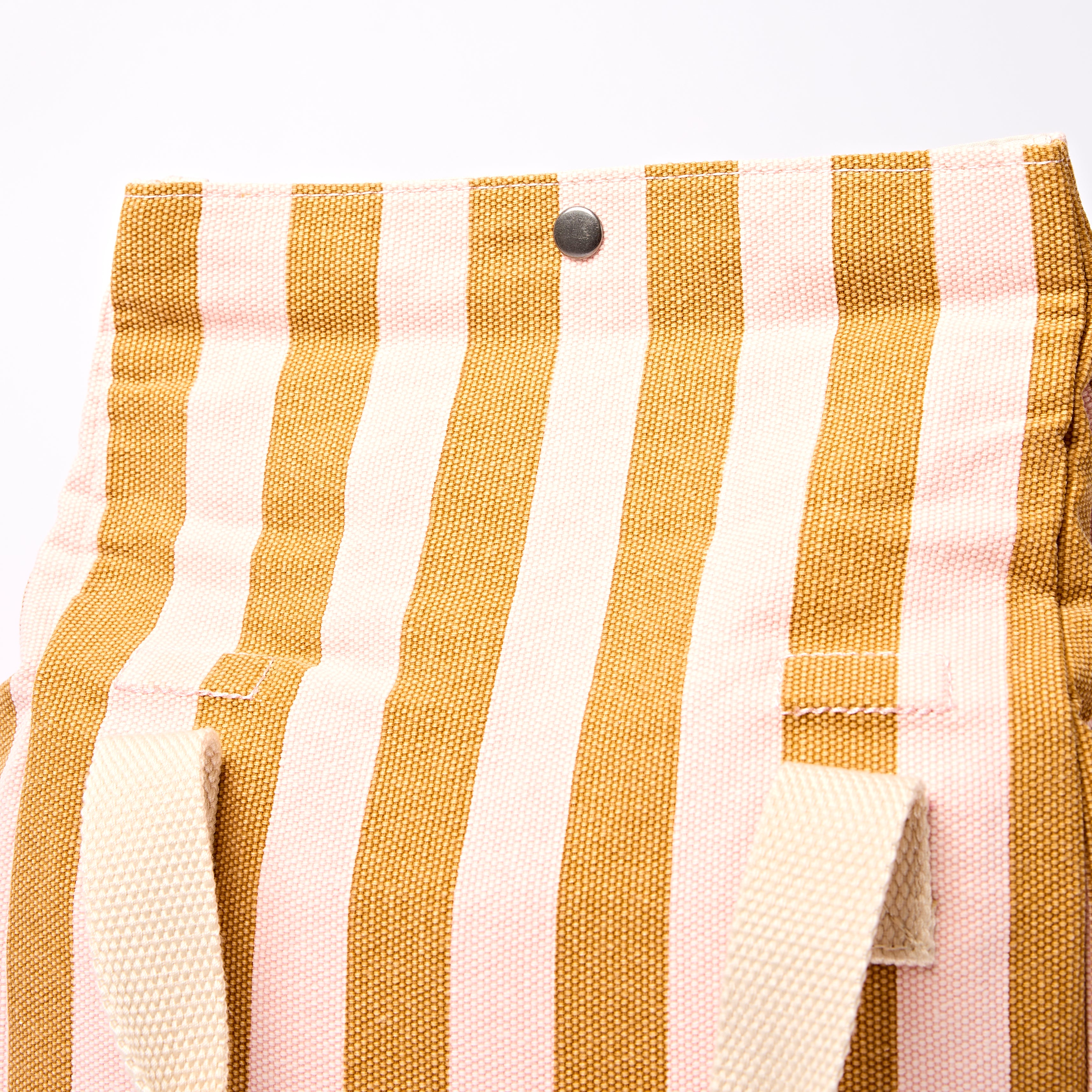 Roka London Hampstead Lunch lunsjveske rose gold stripe 7,3 liter