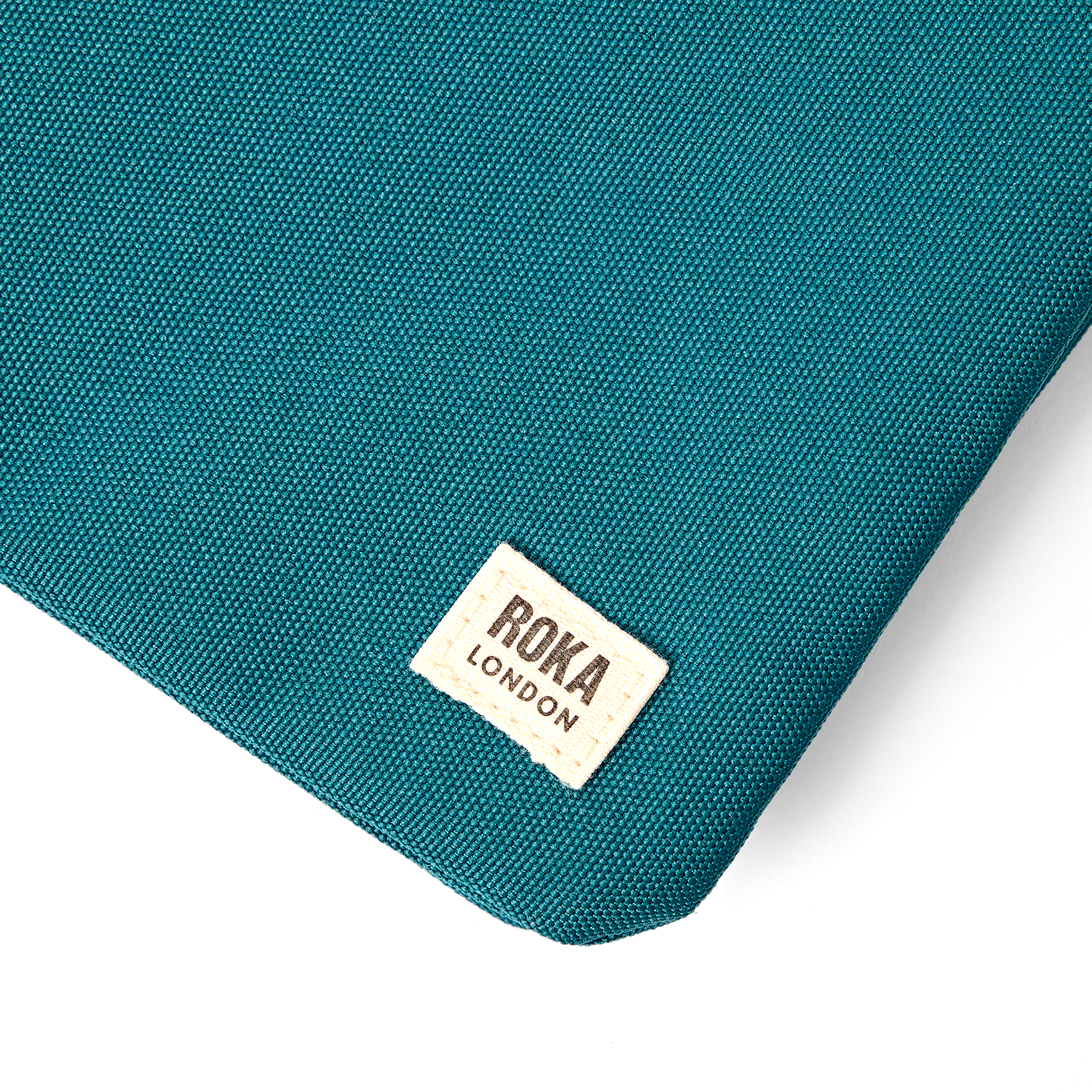 Roka London Carnaby XL skulderveske deep teal crossbody