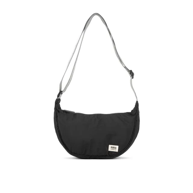 Roka London Farringdon skulderveske Small Black slouchy 4,1L