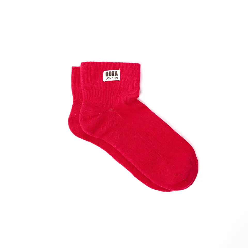 Roka London Wembley ankelsokker scarlet 36–42