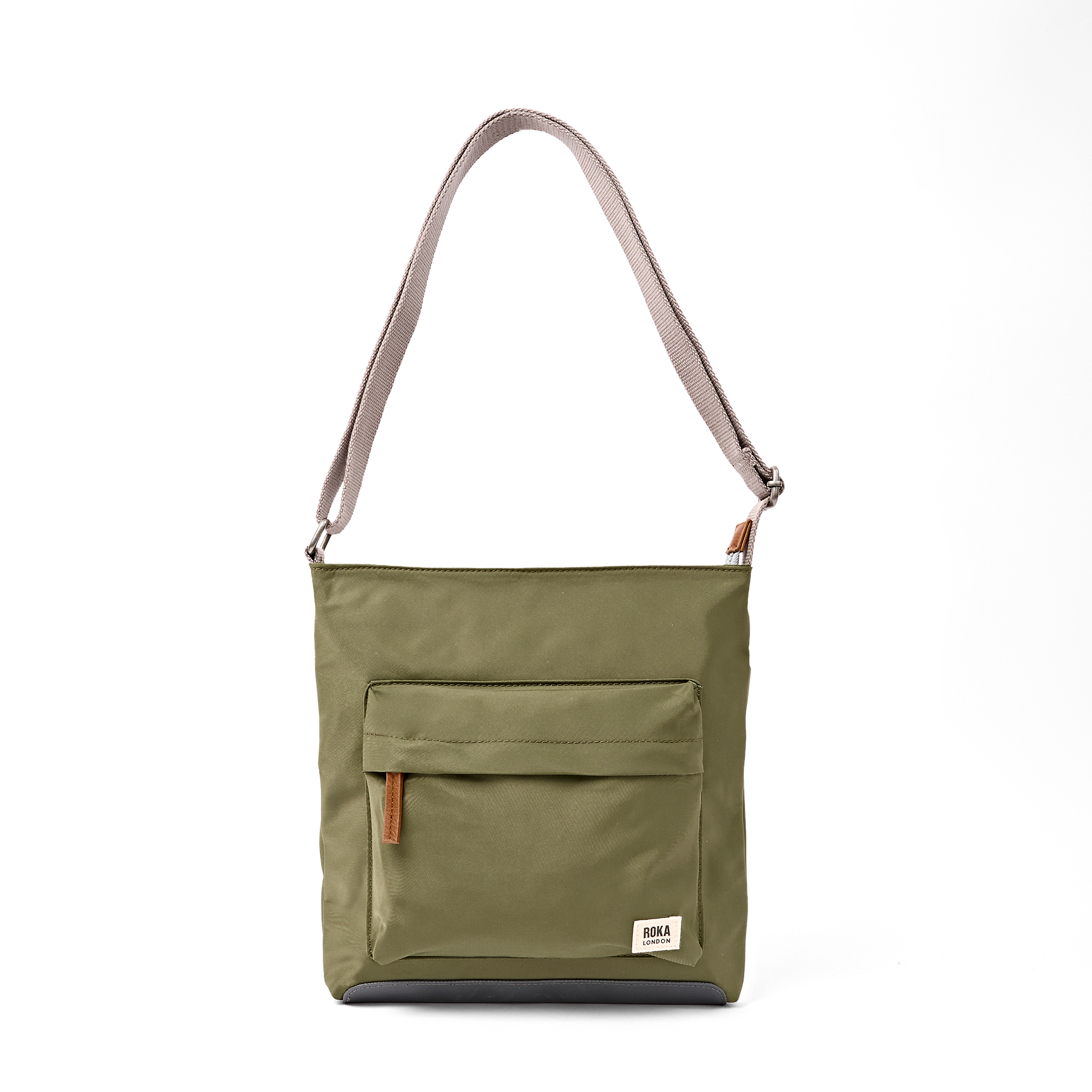 Roka London Kennington Medium crossbody 2,7 liter grønn