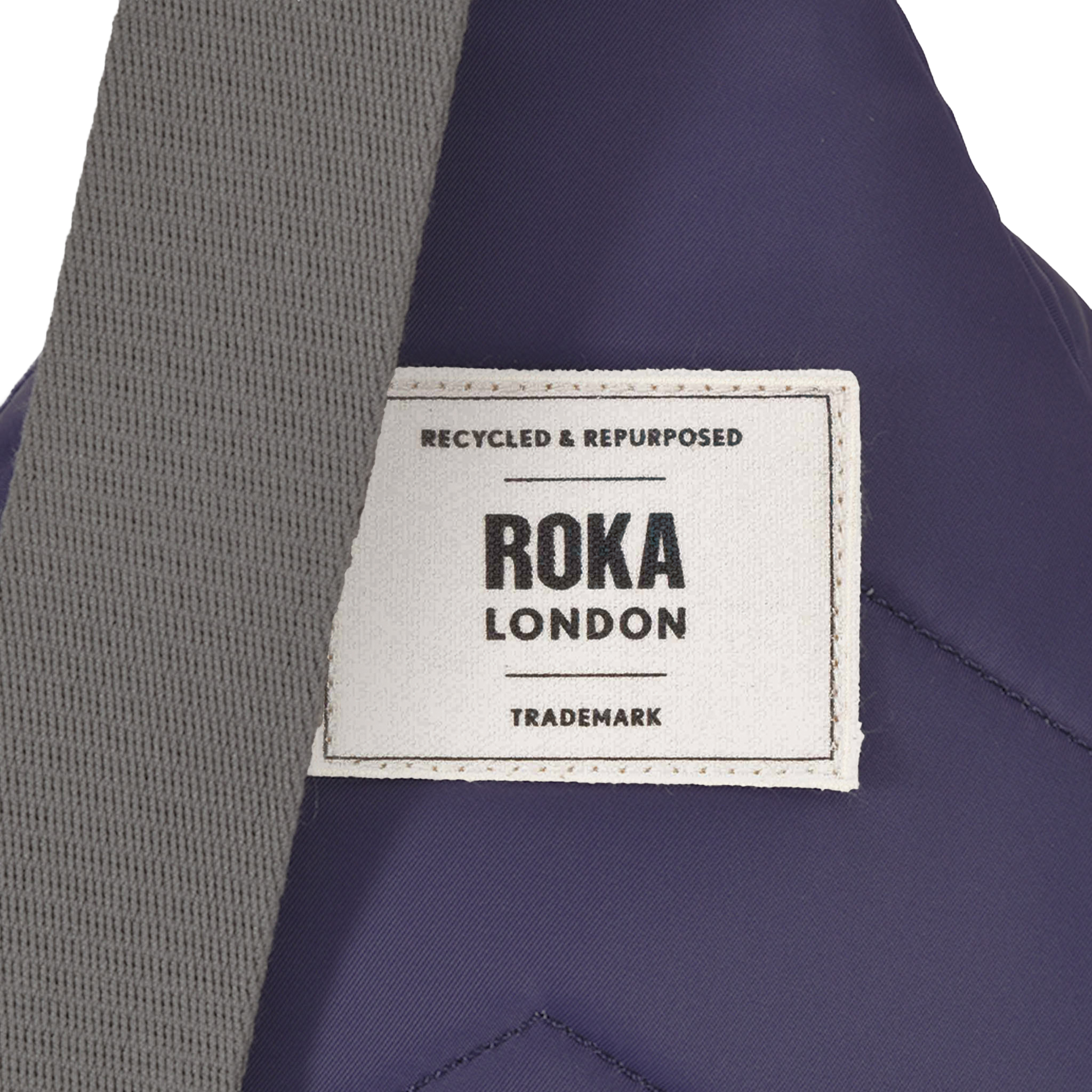 Roka London Willesden sling crossbody veske mulberry 5 liter