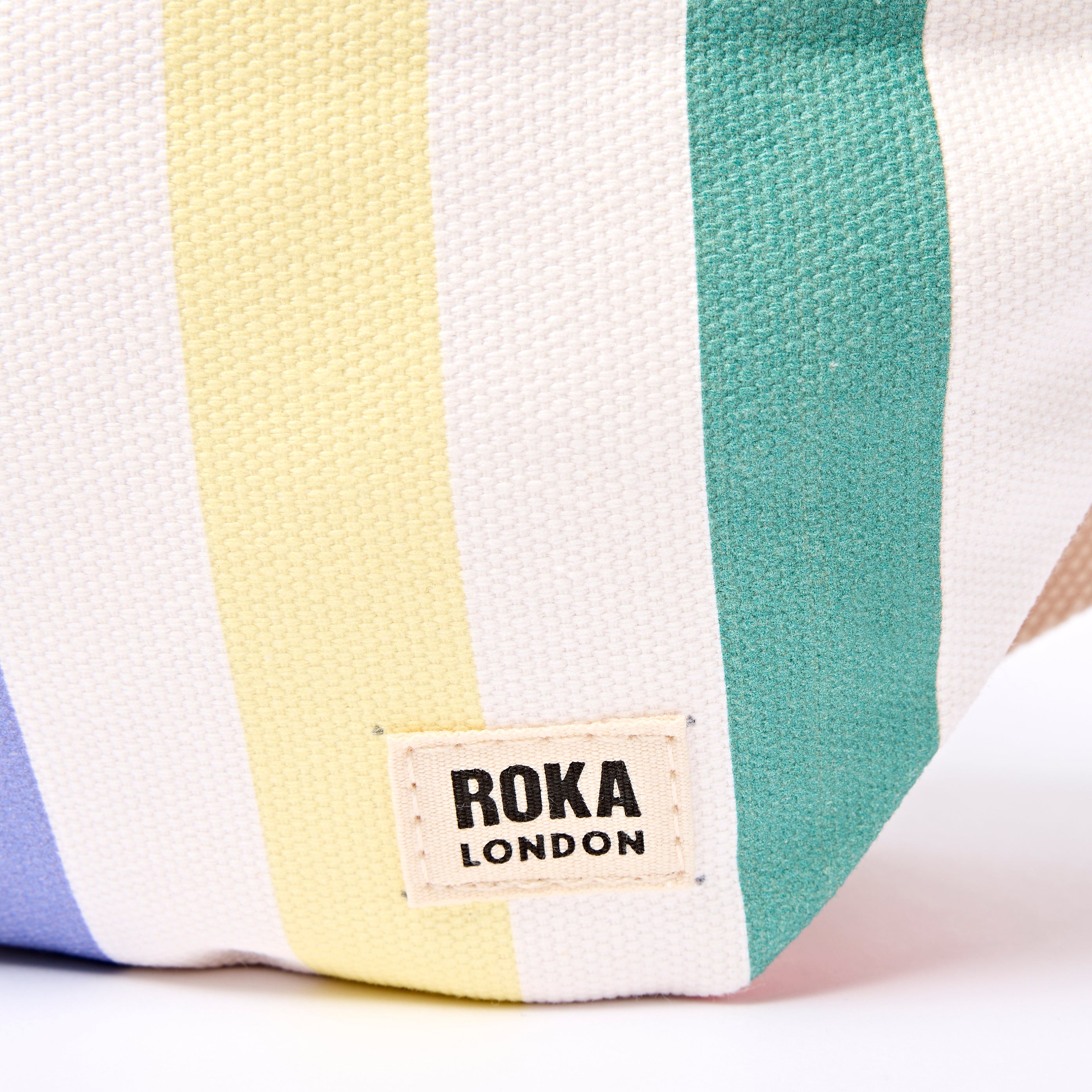 Roka London Mill Hill mageveske Small Pastel Stripe vanntett