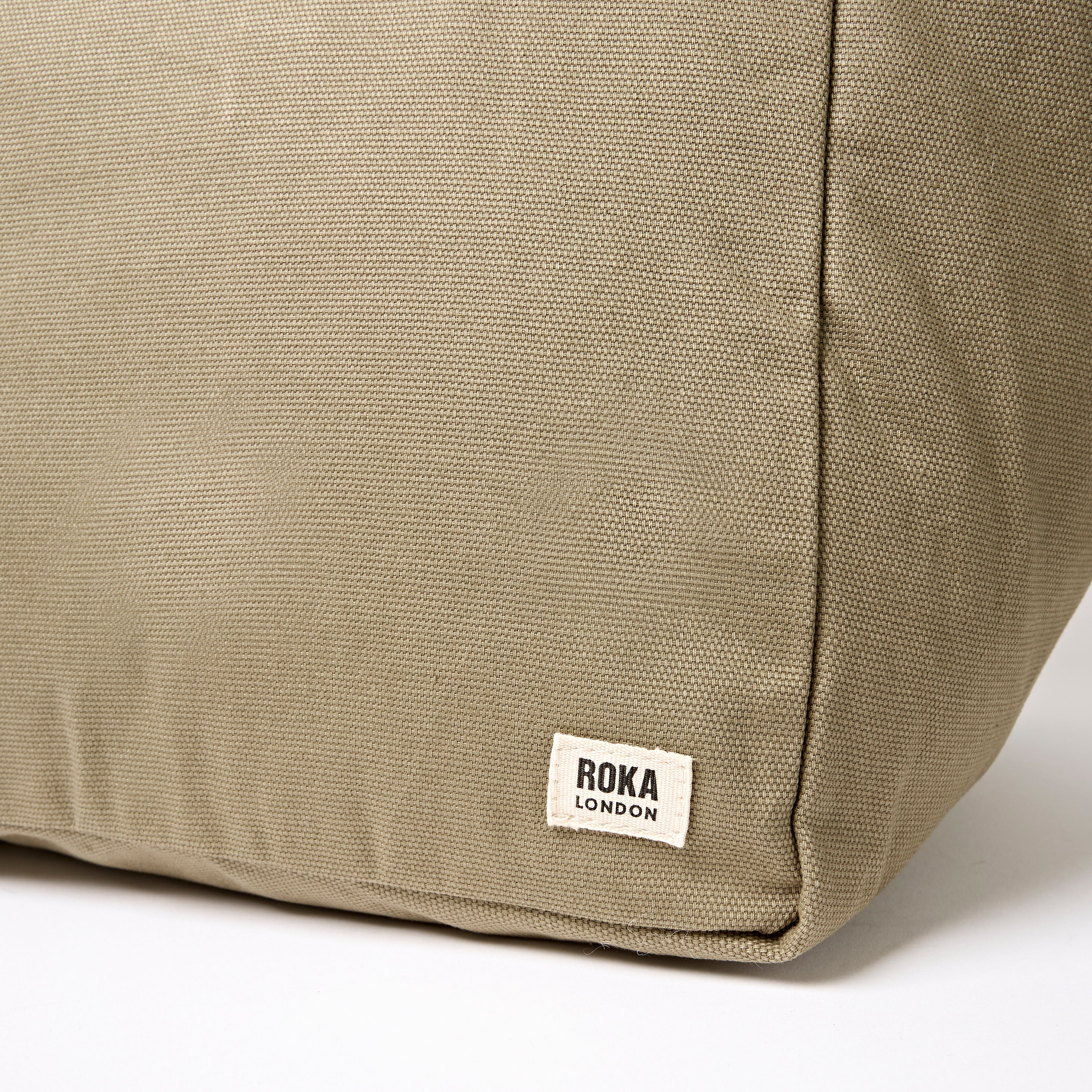 Roka London Marylebone Large totebag taupe 43 liter