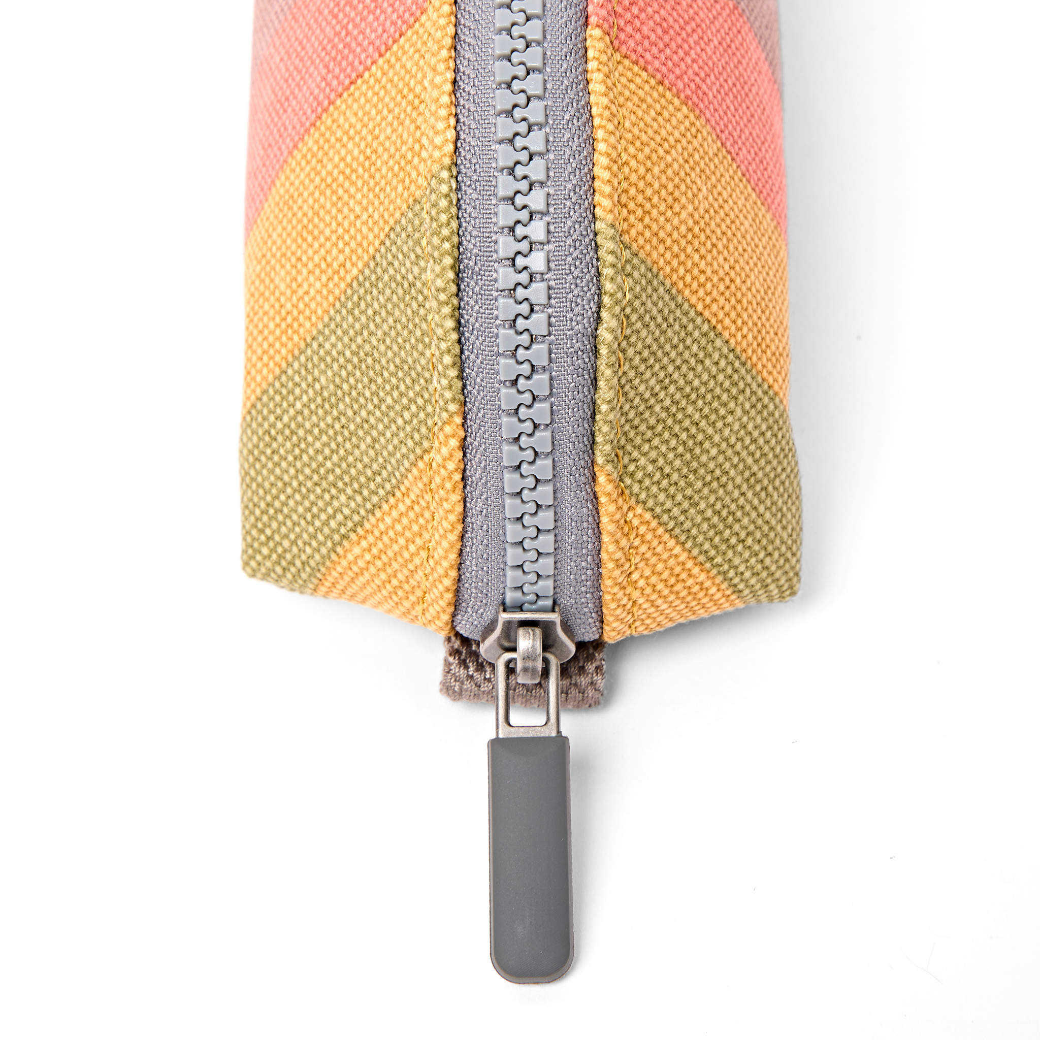 Roka London Tate Pouch mappe faded multi stripe small bomull