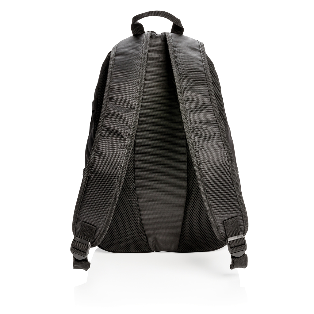 Swiss Peak friluftssekk ryggsekk svart polyester