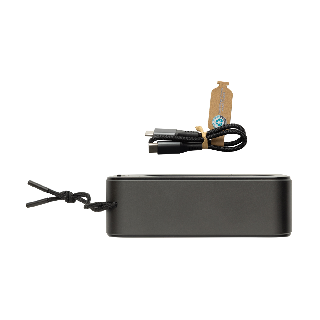 Swiss Peak RCS 10W bluetooth-høyttaler grå aluminium