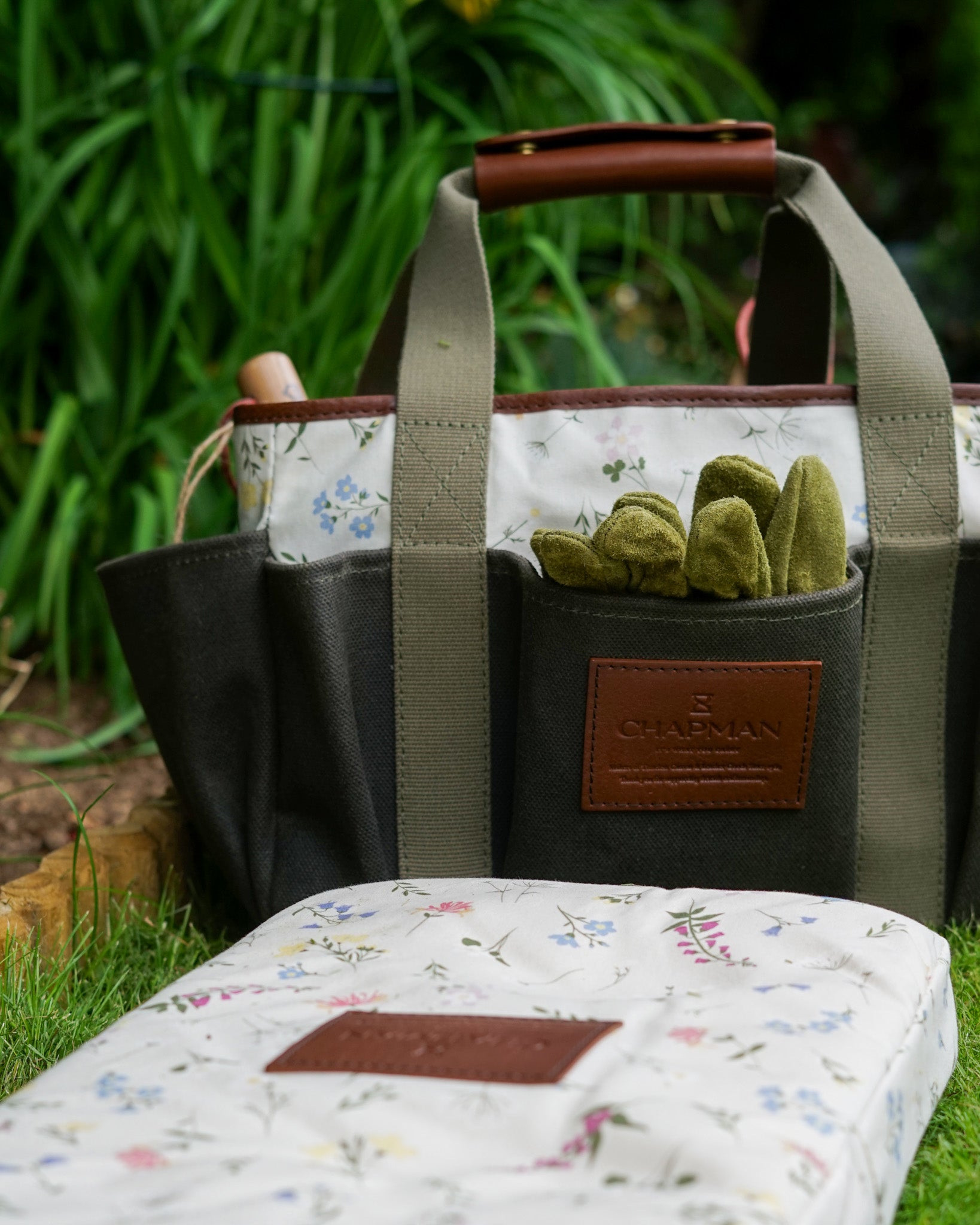 Chapman Bags Chelsea knematte hage blomstret