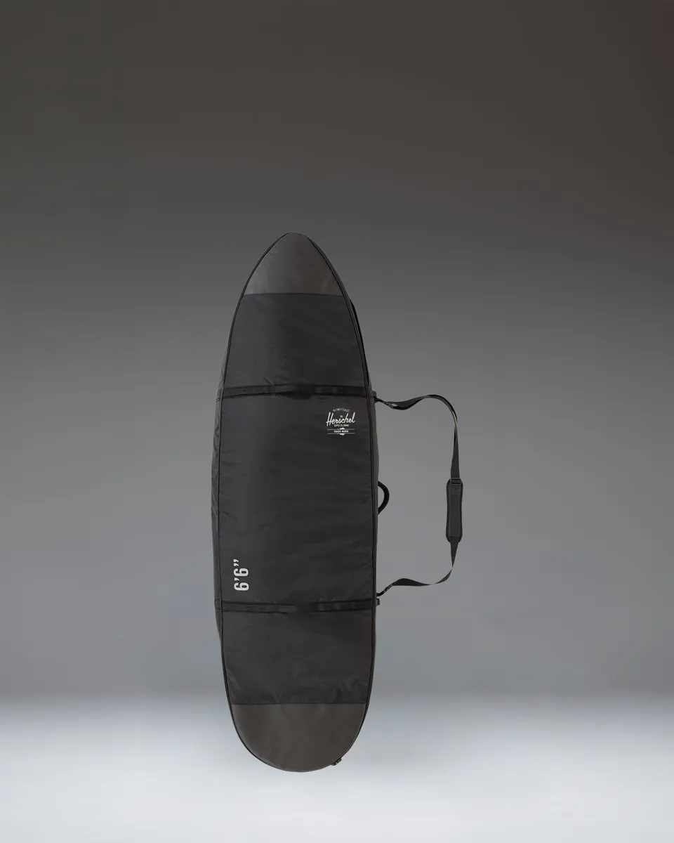 Herschel Hybrid surfebag 6'6 svart 2 brett