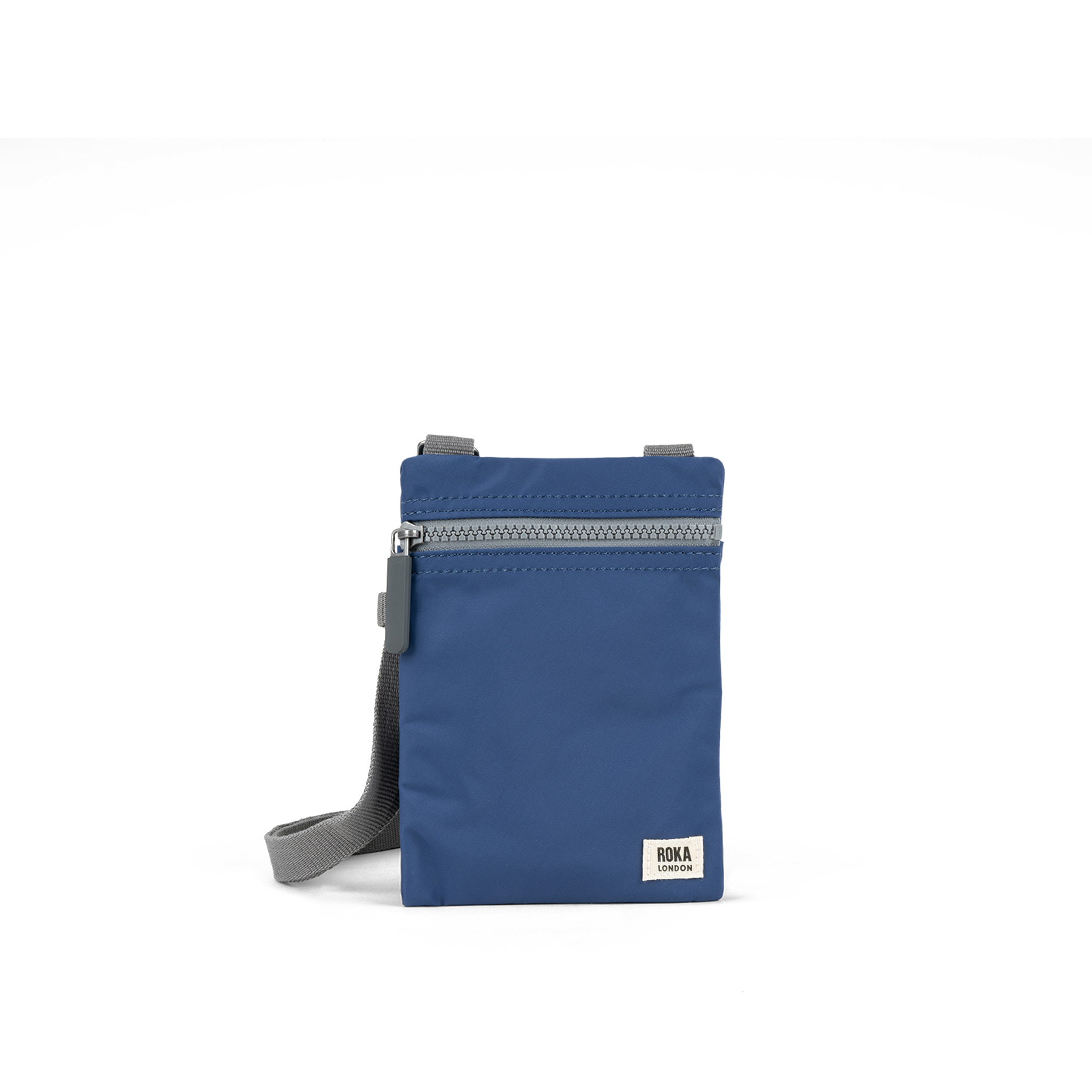 Roka London Chelsea Pocket sling-veske Burnt Blue 0,3 liter