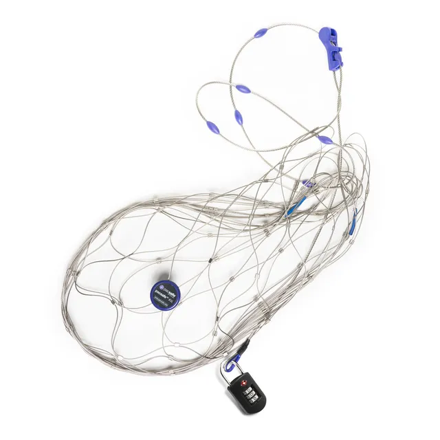 Pacsafe 85L ryggsekkbeskytter eXomesh stål