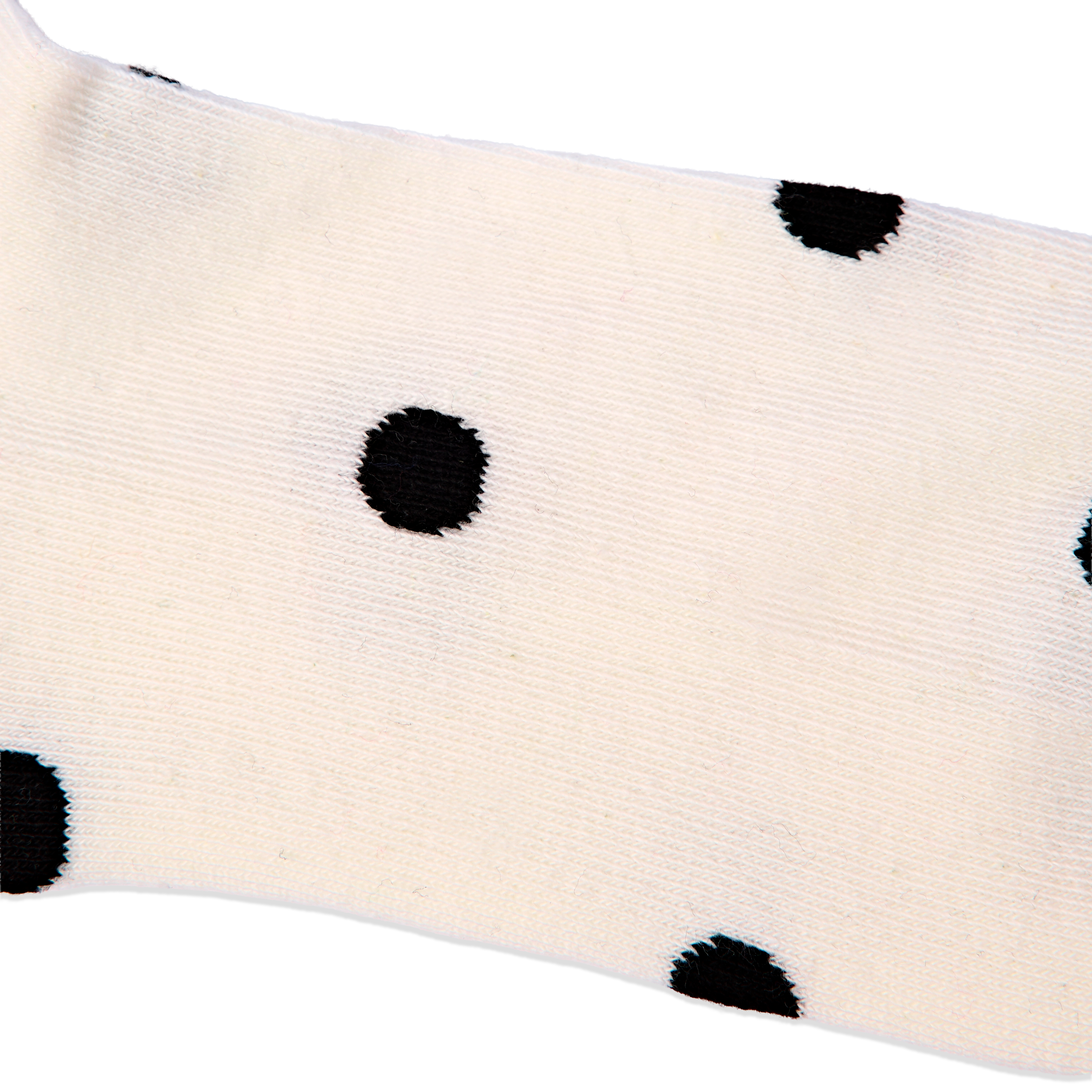 Roka London Wimbledon Crew sokker Marshmallow Dot økologisk bomull