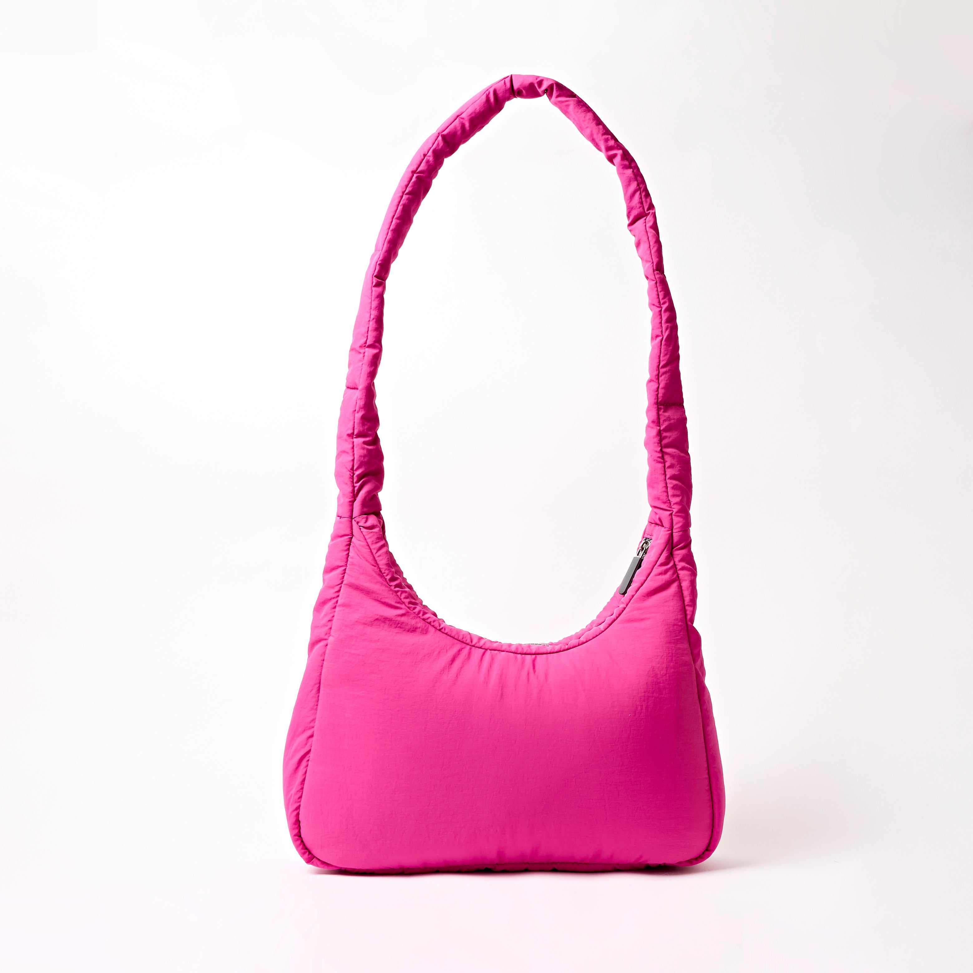 Roka London Belsize Very Berry skulderveske Medium vattert