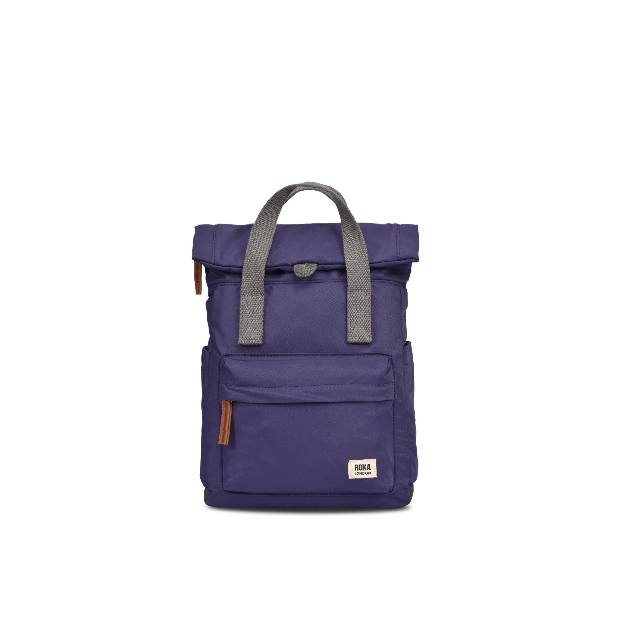 Roka London Canfield Roll Top ryggsekk Medium mulberry
