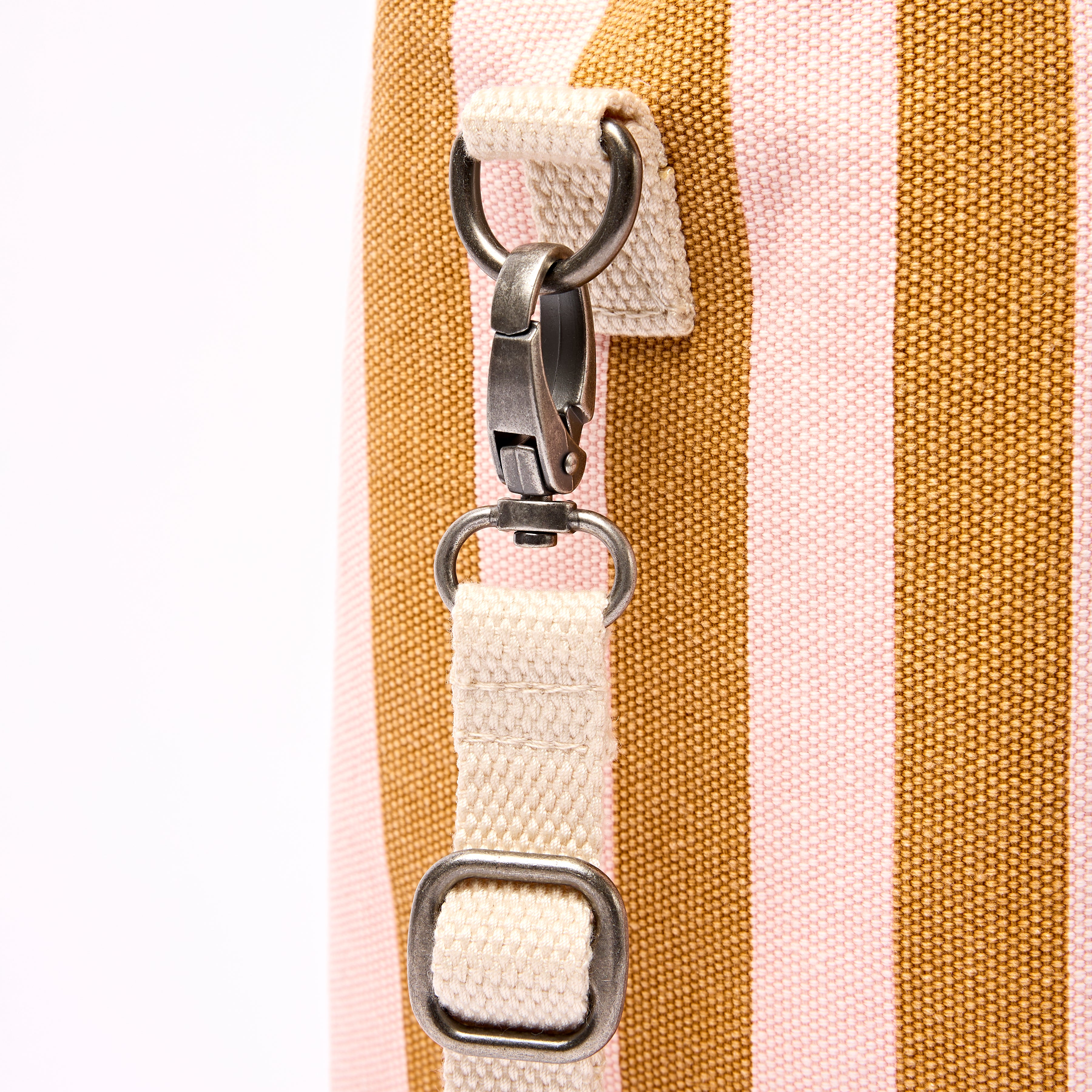 Roka London Hampstead Lunch lunsjveske rose gold stripe 7,3 liter
