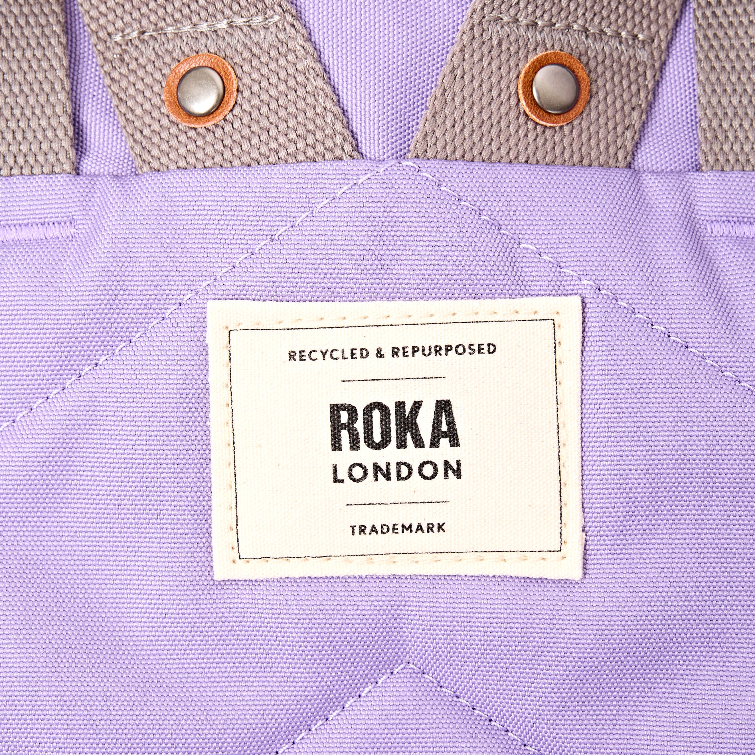 Roka London Finchley ryggsekk Small thistle bloom rulletopp