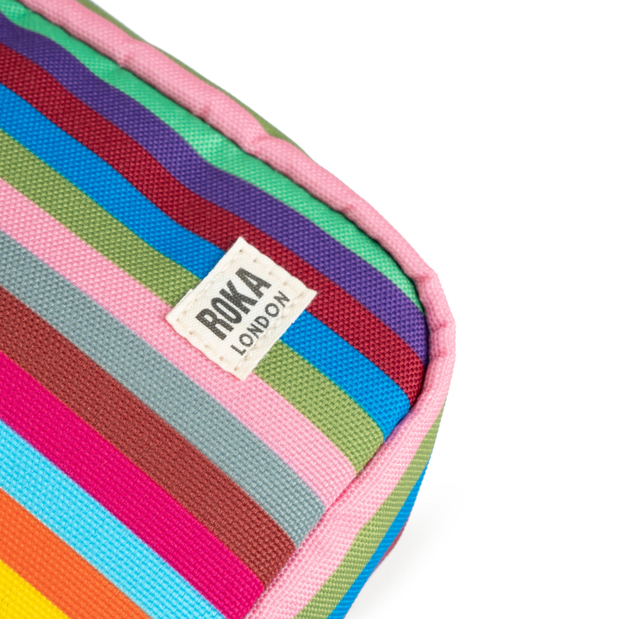 Roka London Bond Multi Stripe belteveske small 1,5 l