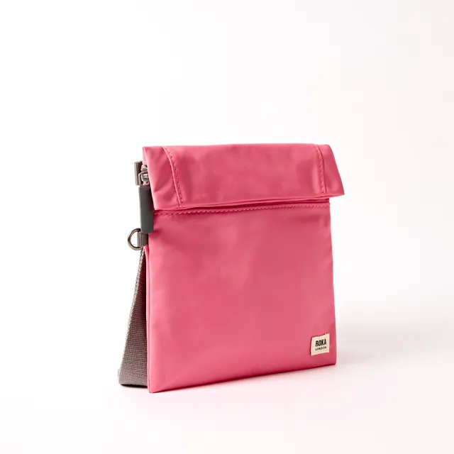Roka London Stratford Crossbody veske pink lemonade small 0,5 liter