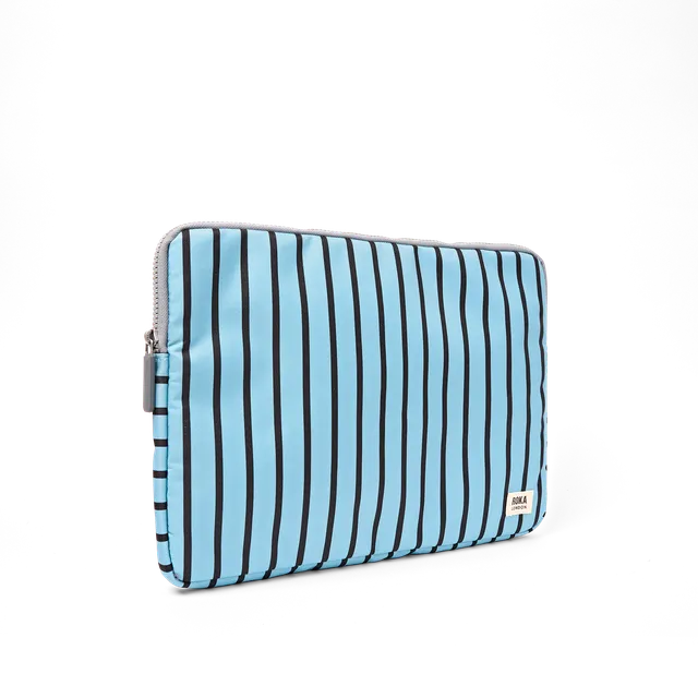 Roka London Brick Lane laptopveske Blue Stripe 14" vanntett