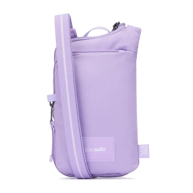 Pacsafe GO Tech crossbody coastal blue tyverisikker