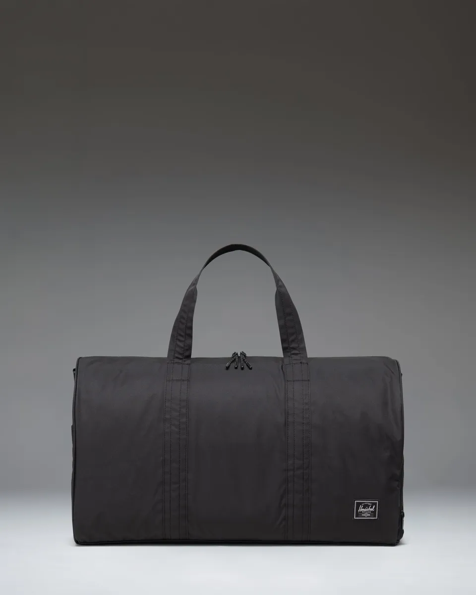 Herschel Novel Duffel Twill reiseveske svart-grå tekstur