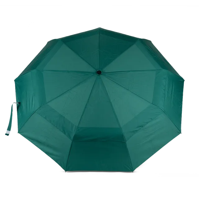 Roka London Waterloo paraply teal medium vindtett