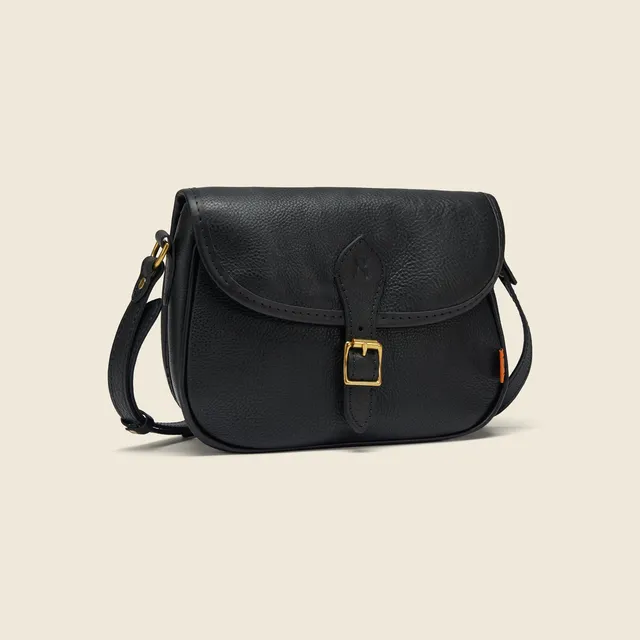 Chapman Saddle Bag skulderveske svart helskin