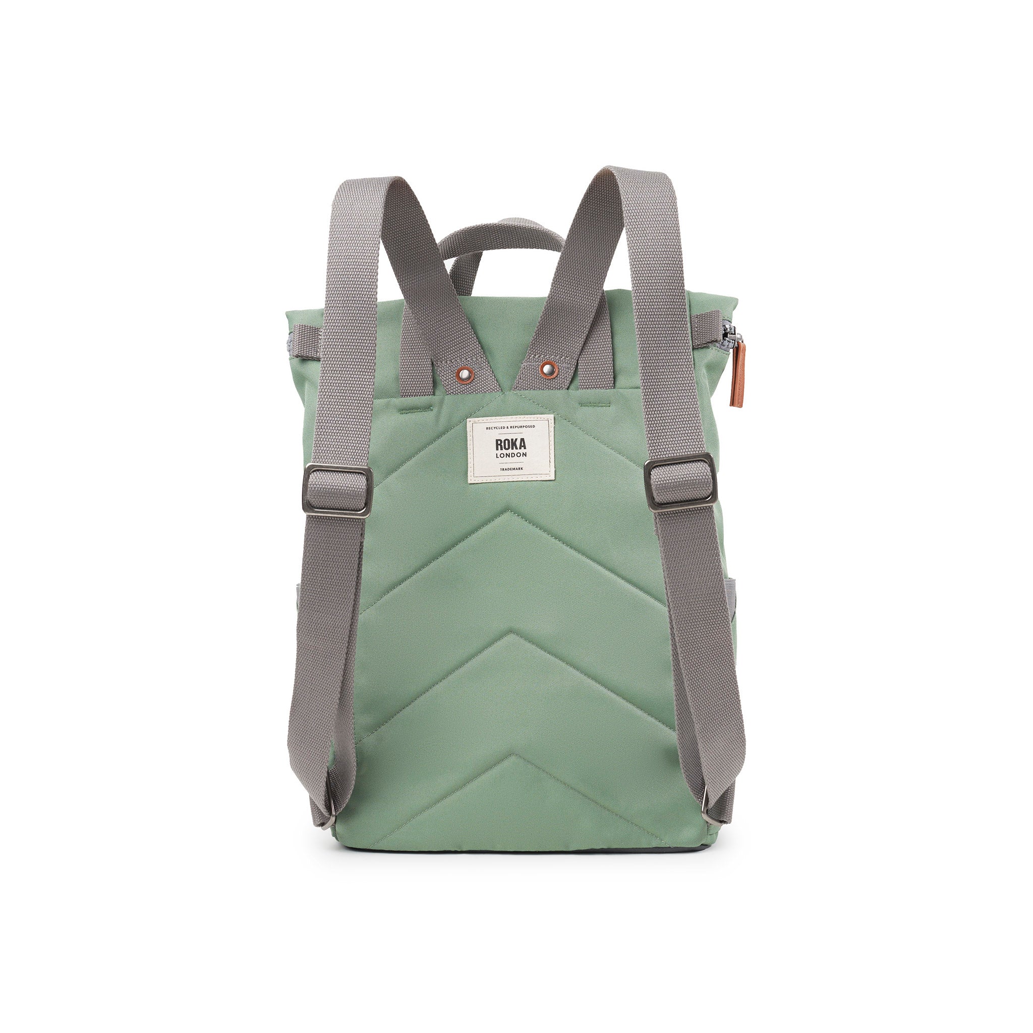 Roka London Finchley ryggsekk Frost rolltopp vannflaskeholder