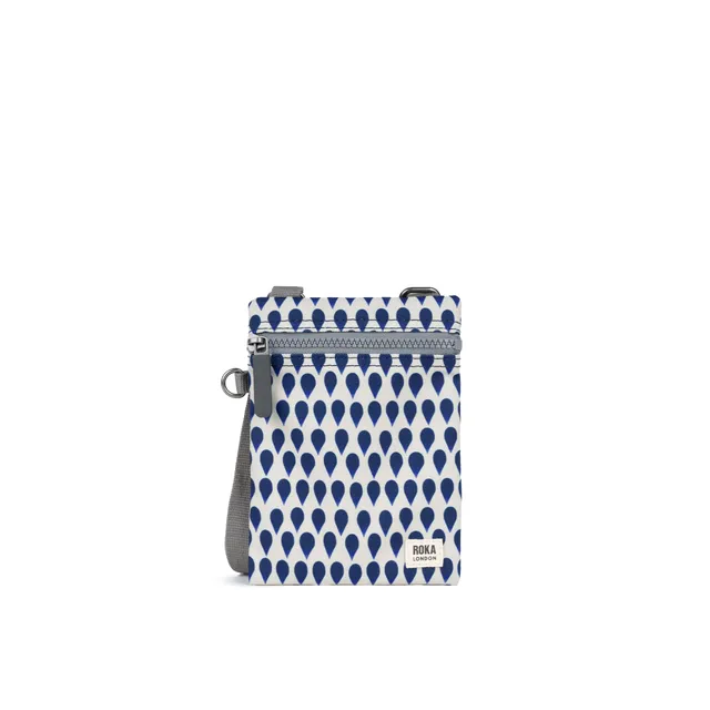 Roka London Chelsea mobilveske extra small denim regnbestandig