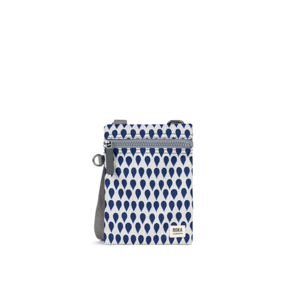 Roka London Chelsea mobilveske extra small denim regnbestandig