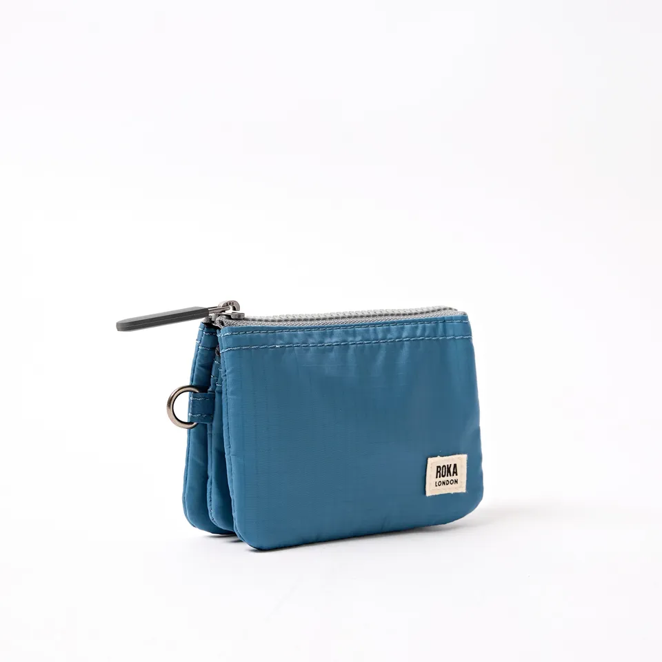 Roka London Carnaby Wallet lommebok retro blue small vanntett