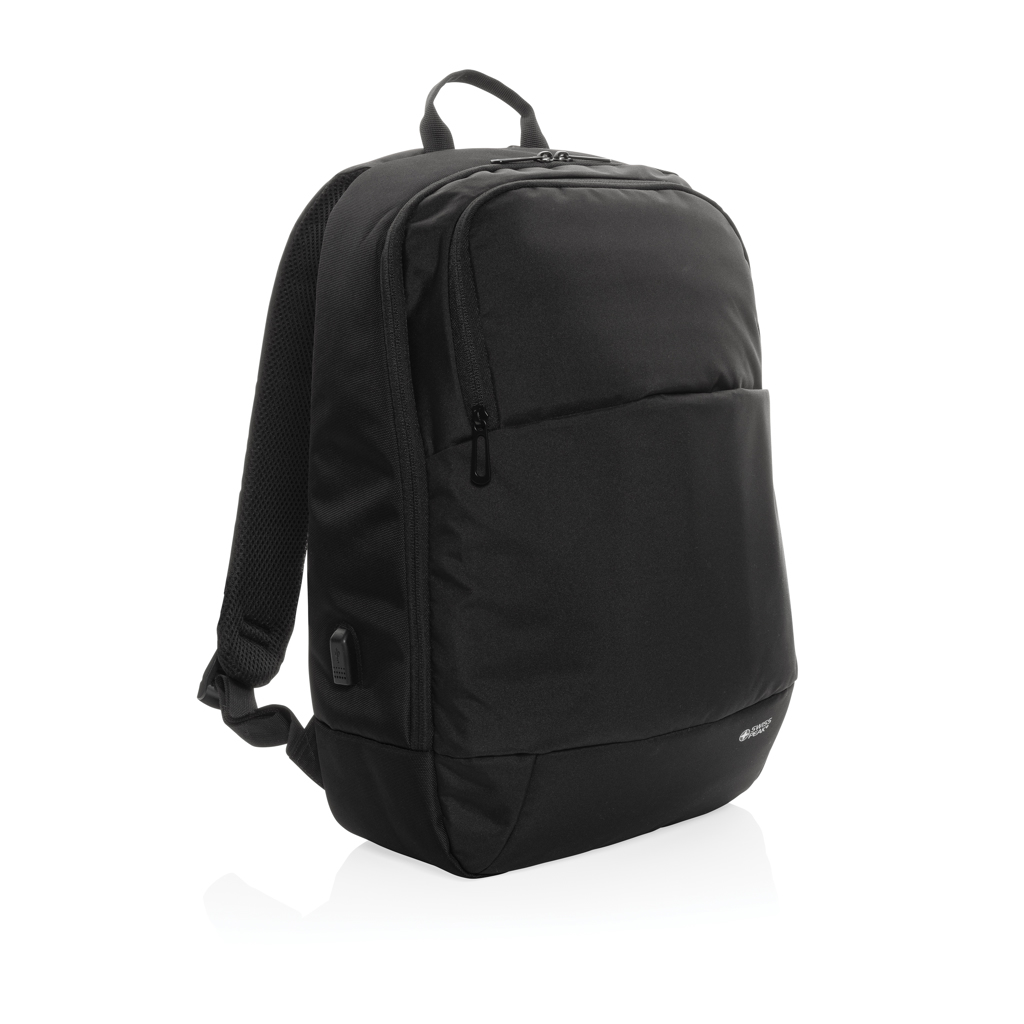 Swiss Peak AWARE Modern ryggsekk 15,6" svart USB-C