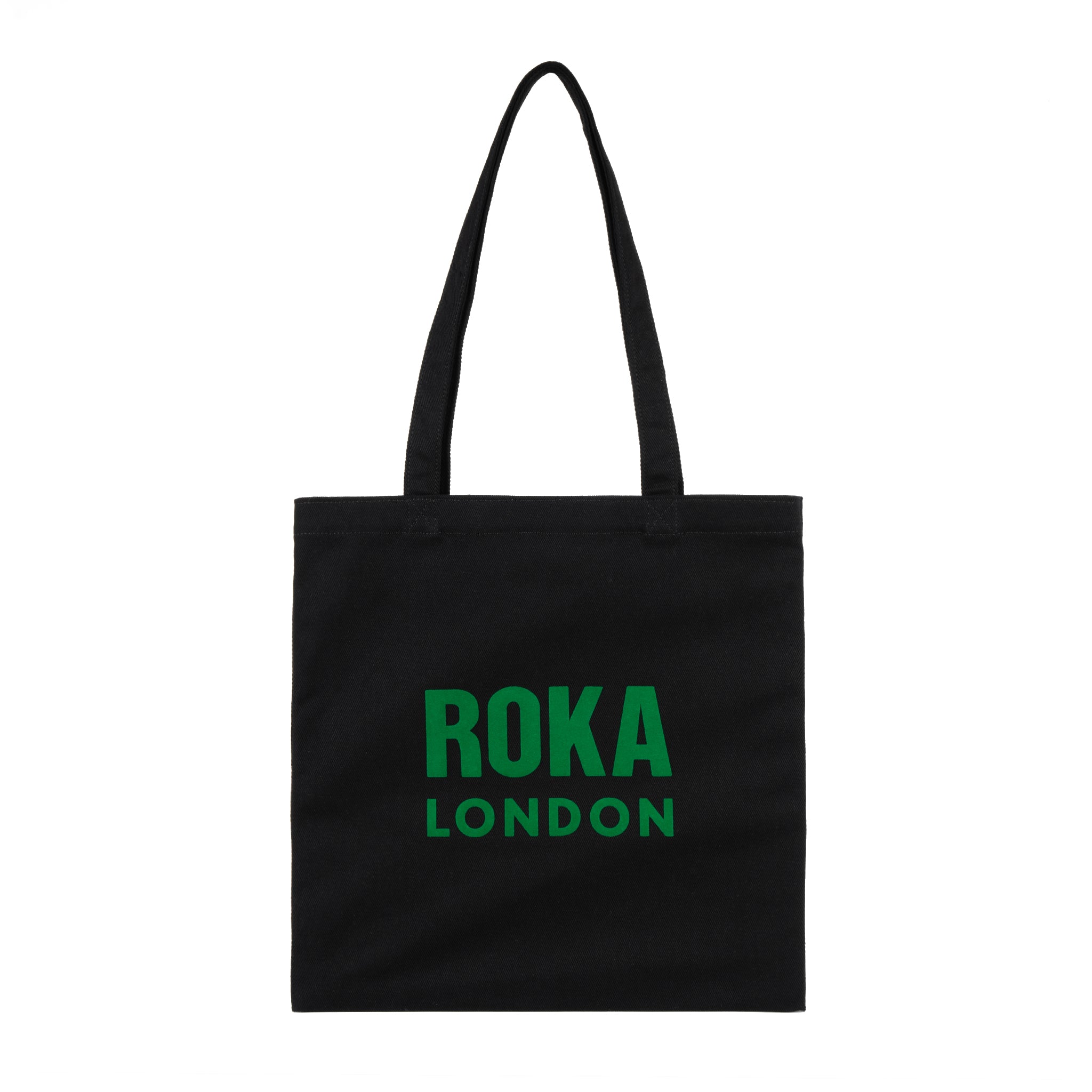 Roka London Notting Hill tote Black Small bomull 1,5L