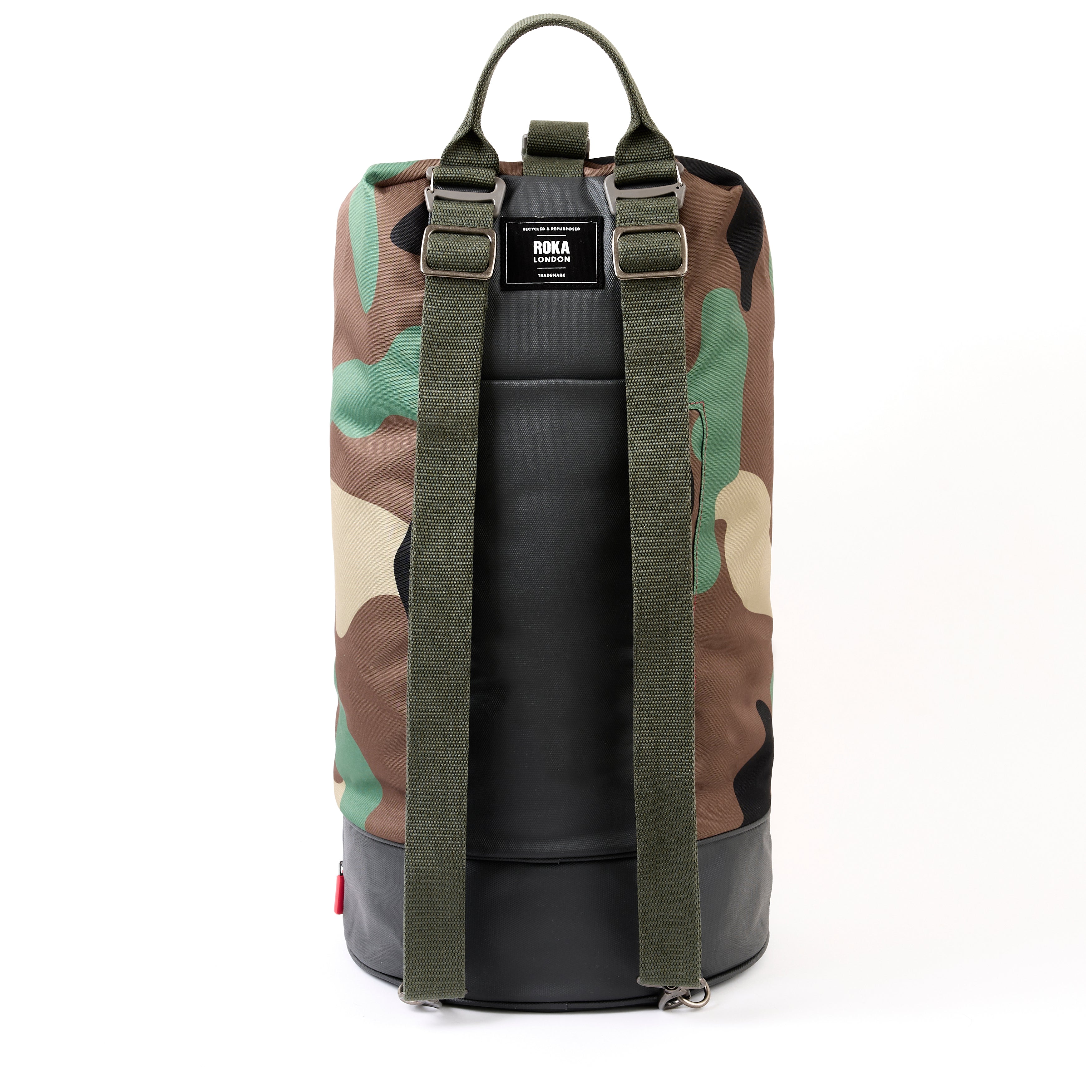 Roka London Heathrow duffelbag large vintage camo 49,5 l