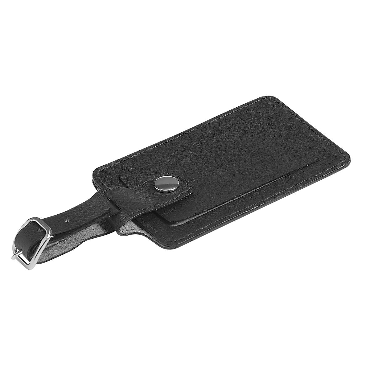 Shugon bagasjelapp splitleder brun med stropp