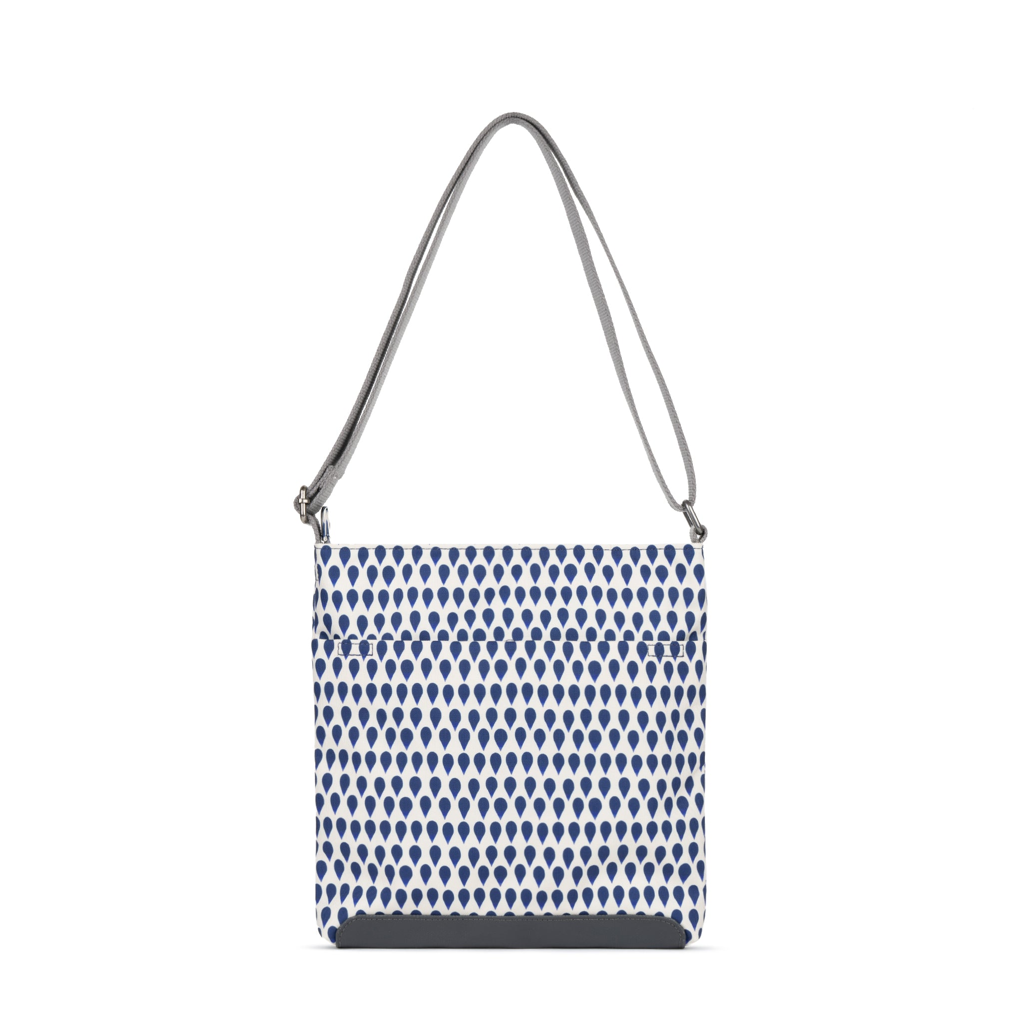 Roka London Kennington crossbody veske Denim Rain medium 2,7 l