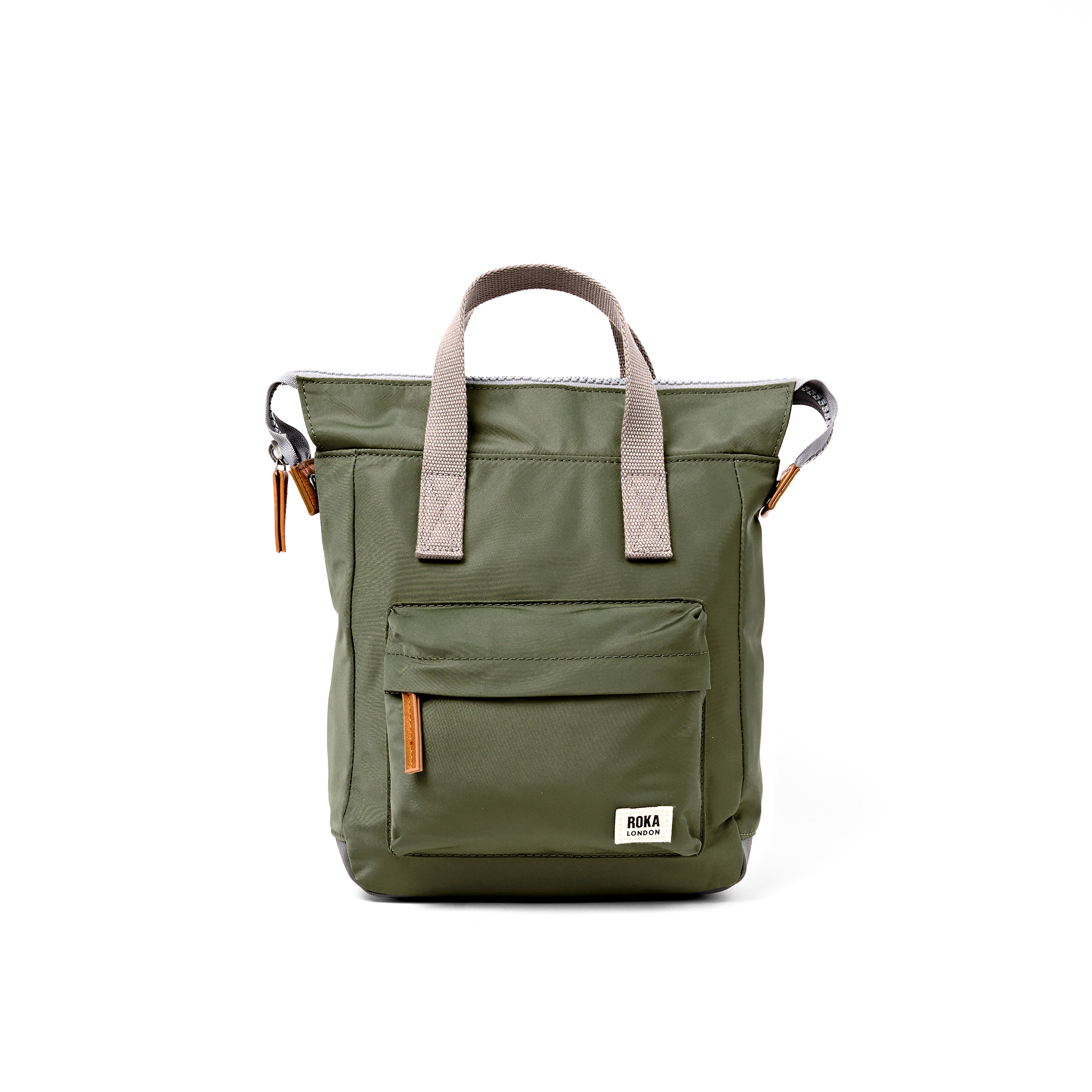 Roka London Bantry ryggsekk small chive 7,4 liter