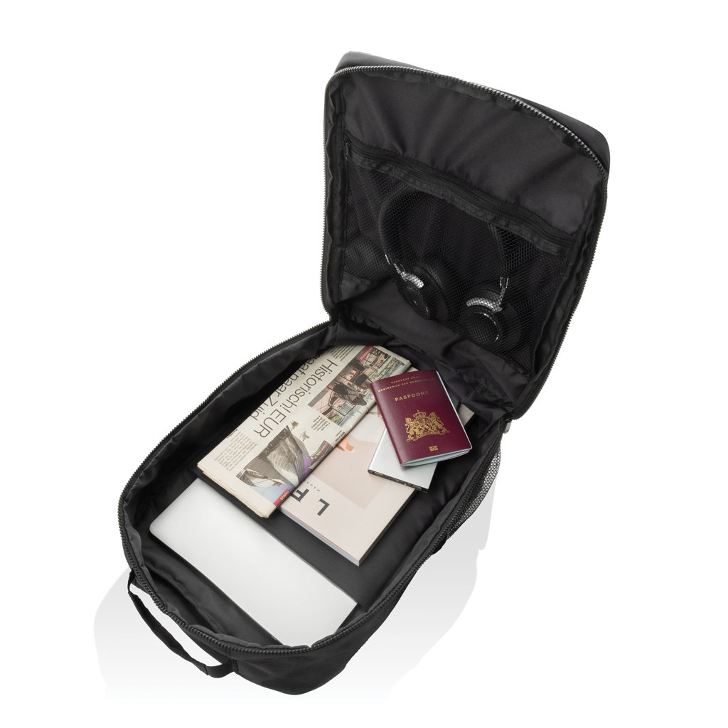 Swiss Peak Aware Essential ryggsekk 15,6" svart RPET