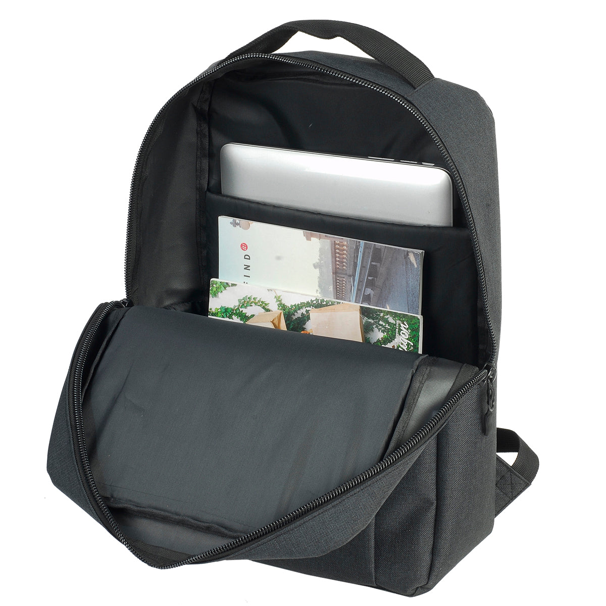 Shugon Sembach laptopryggsekk svart melange 15,6"