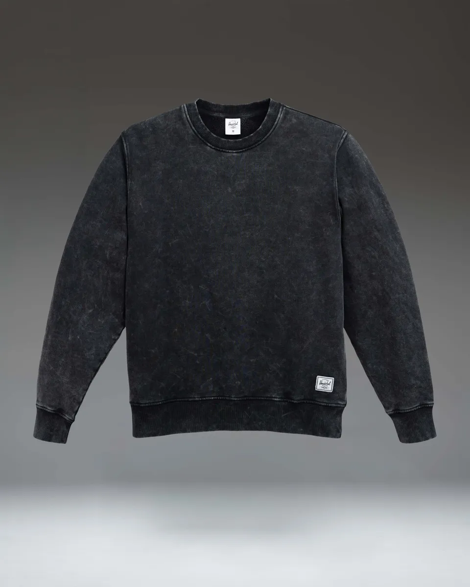 Herschel Classic Crew genser acid wash svart