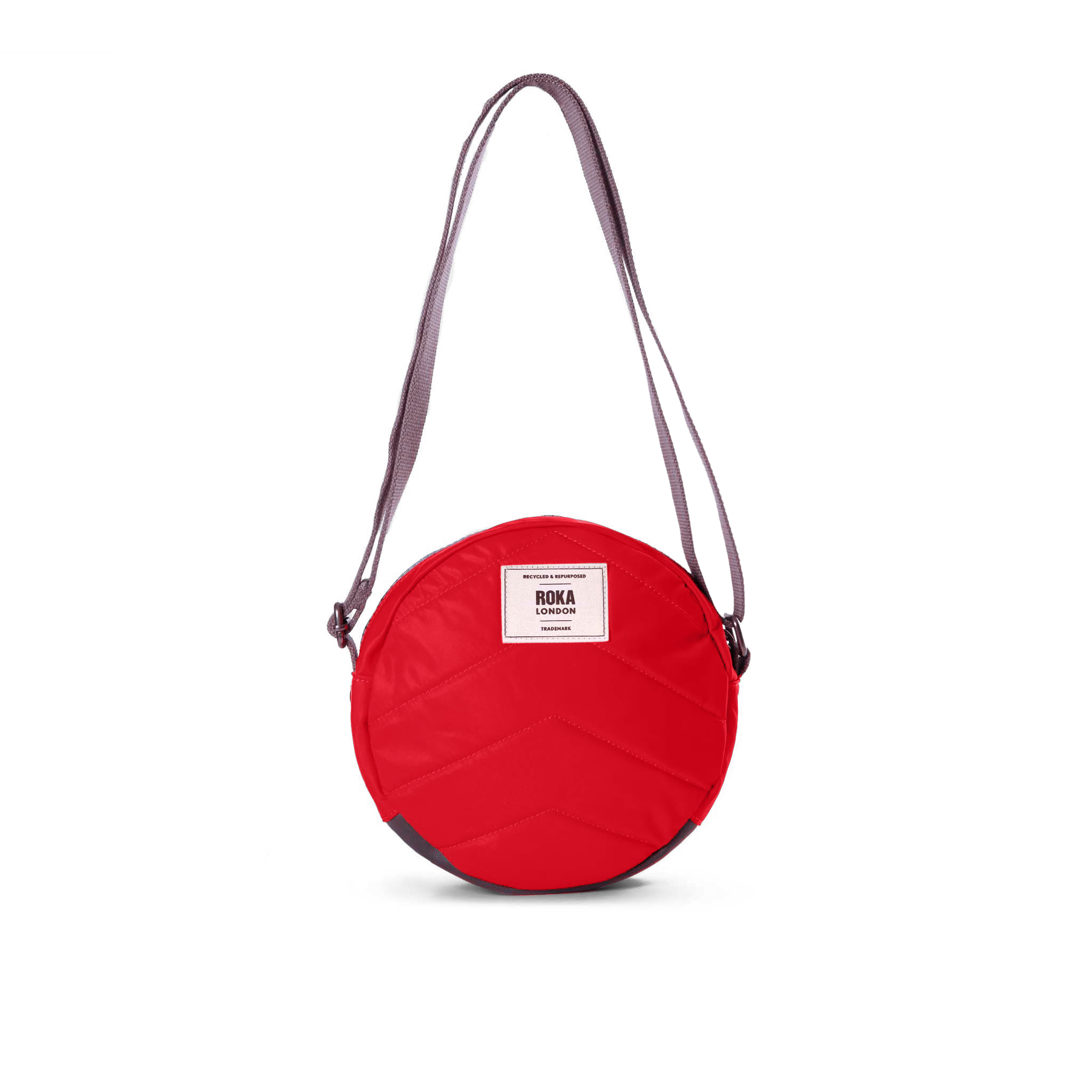 Roka London Paddington Small skulderveske 4,1L cranberry
