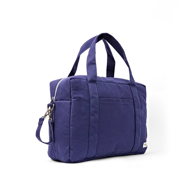 Roka London Somerset skulderveske navy large 18,5 liter