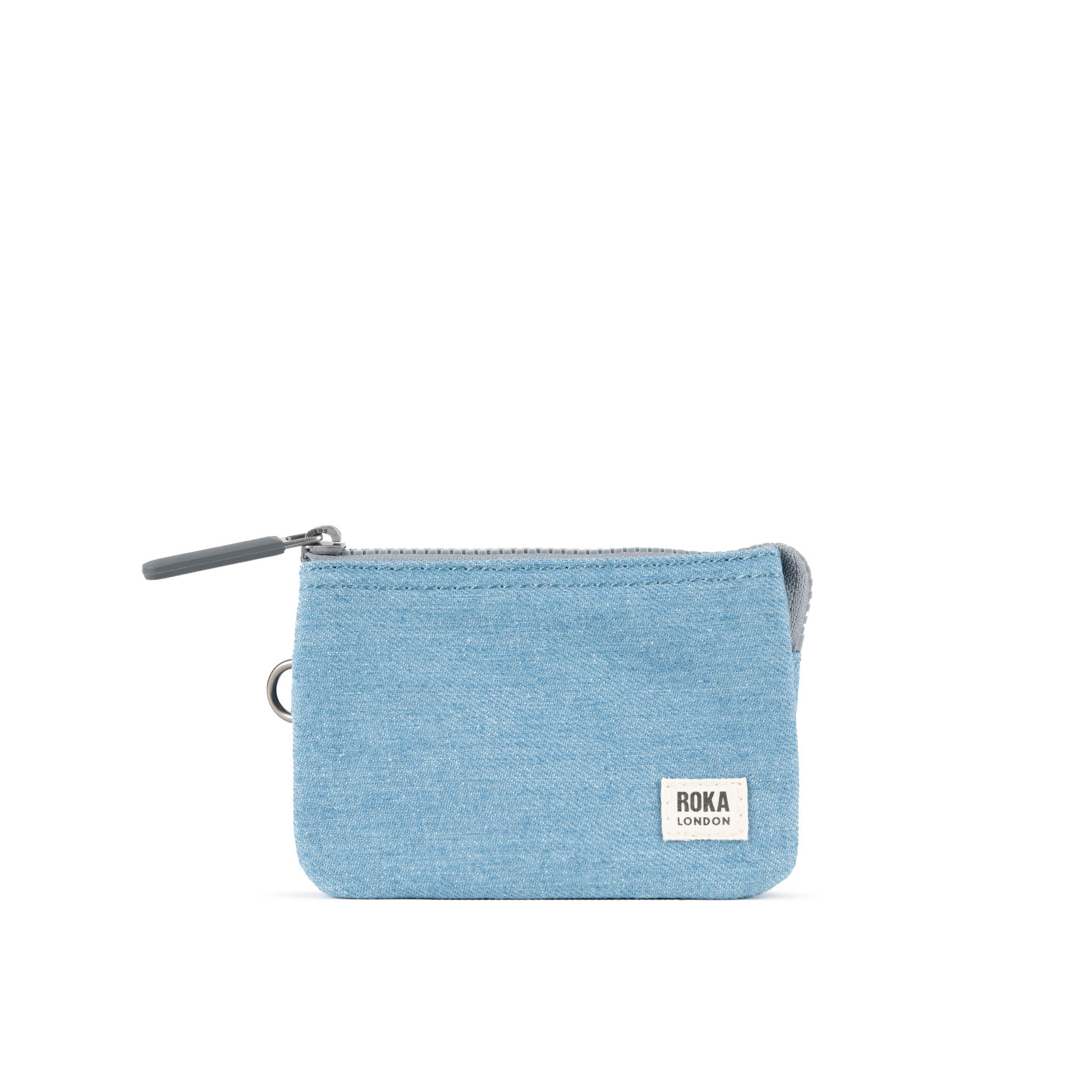 Roka London Carnaby Small lommebok Light Denim kompakt