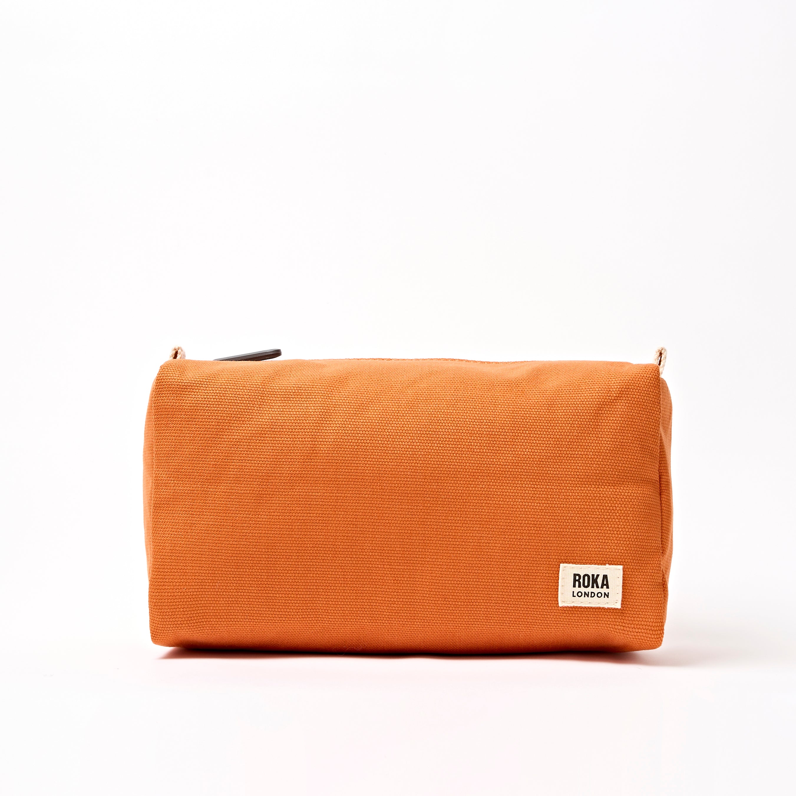 Roka London Maygrove toalettmappe Burnt Orange Small 4,8 liter