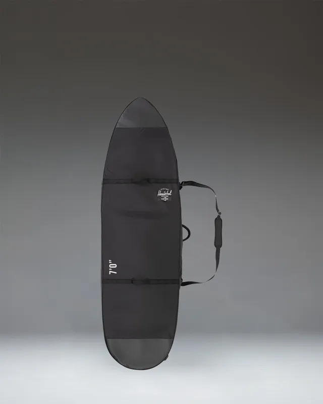 Herschel Hybrid 7 Ft surfebag Black til 2 brett