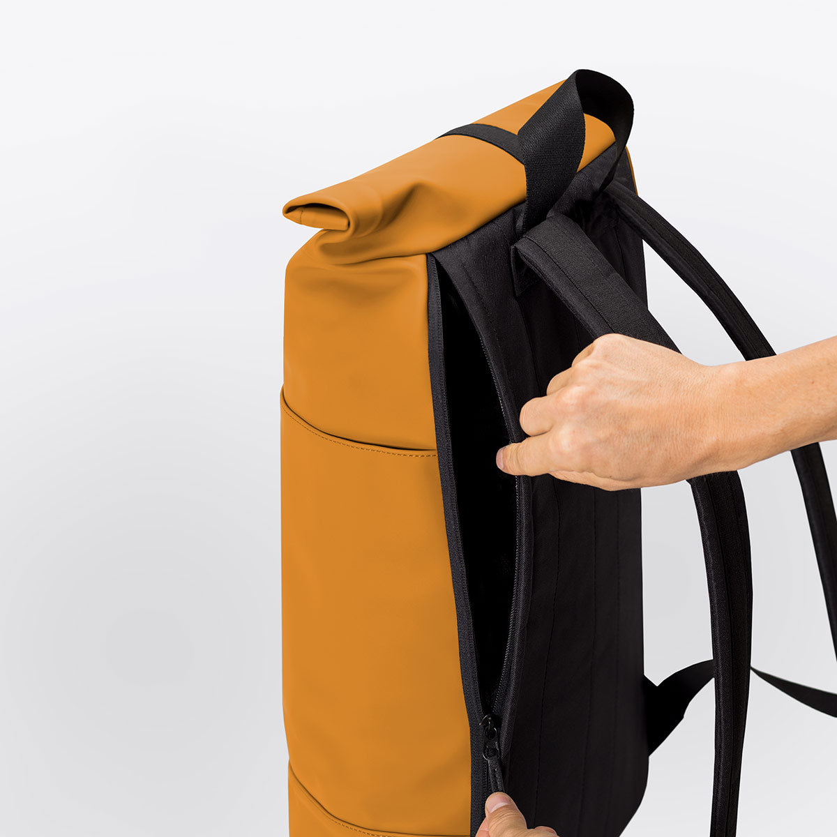 Ucon Acrobatics Hajo Roll-Top ryggsekk Amber Medium værbestandig