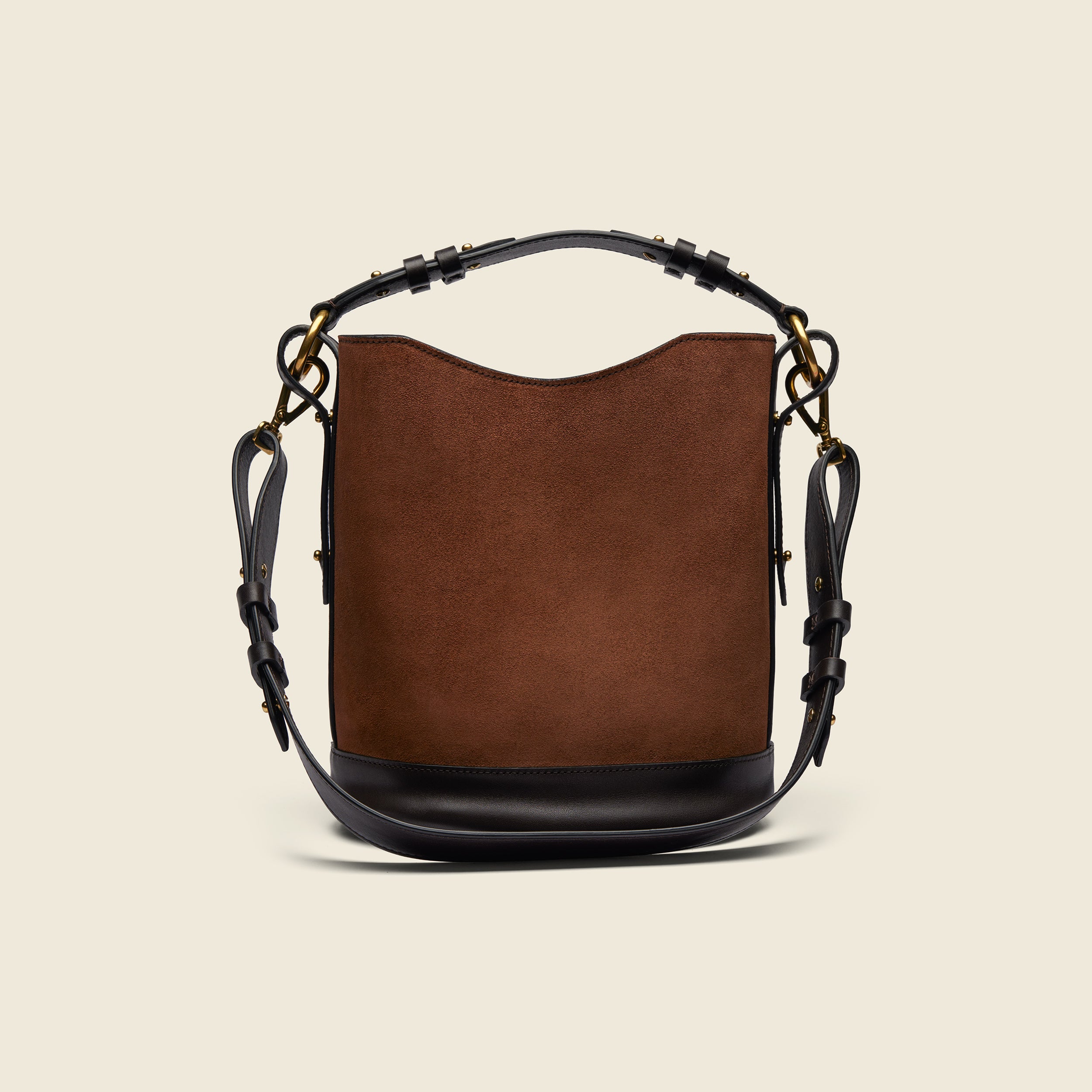 Chapman Madeleine Bucket Bag veske svart semsket